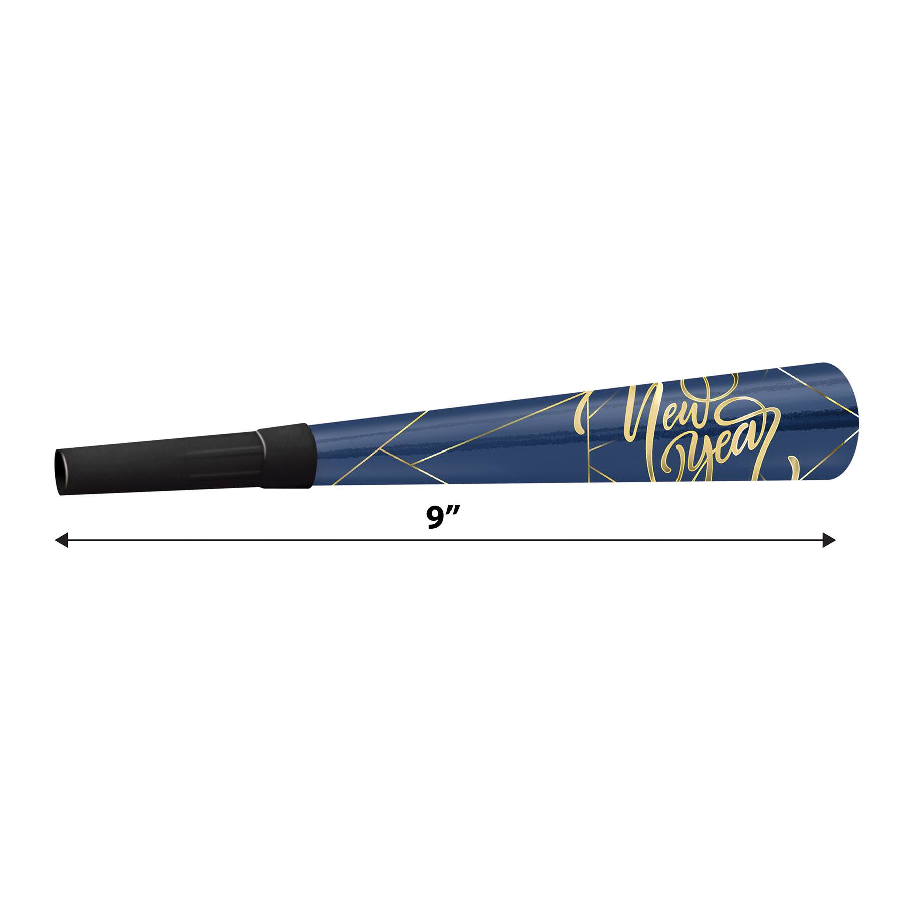 Beistle 9" Midnight Blue New Year Horns, 100ct.
