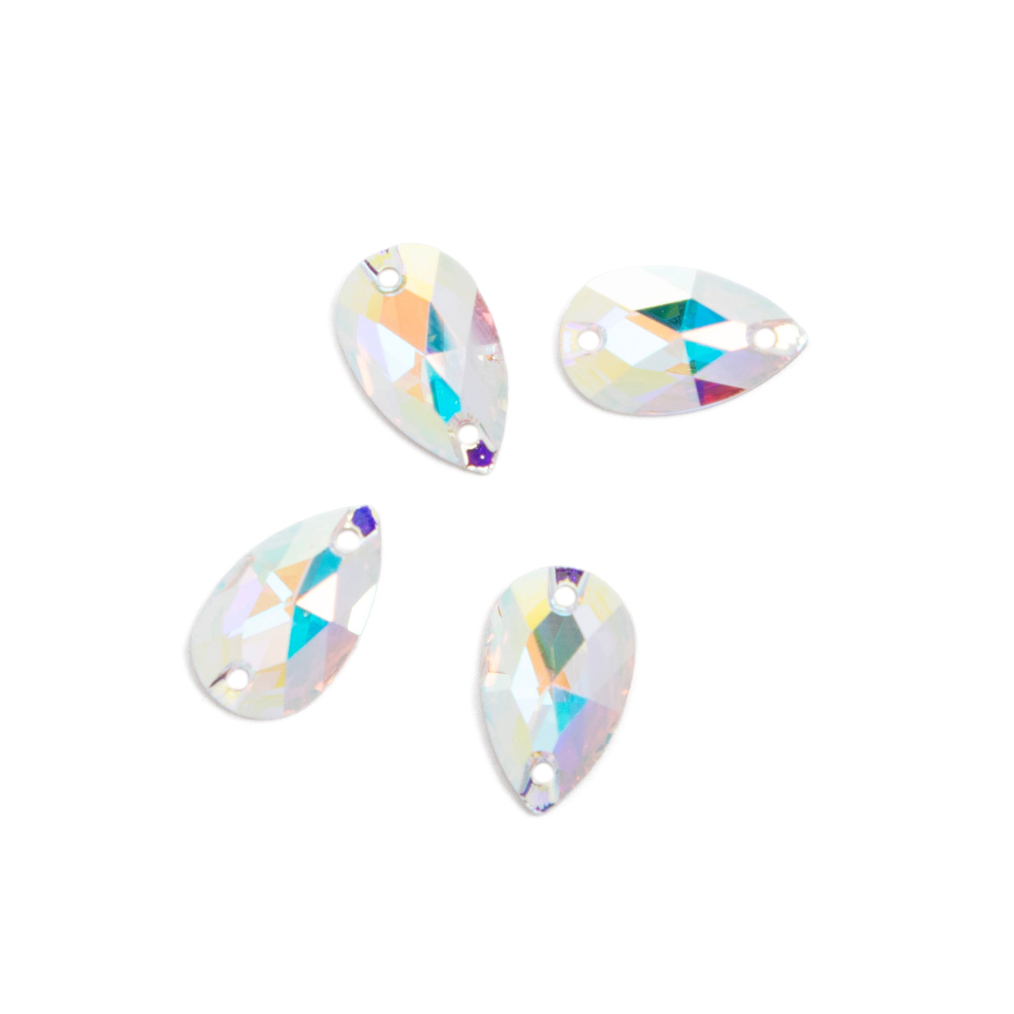 12mm Teardrop Sew-On Austrian Crystals by Bead Landing