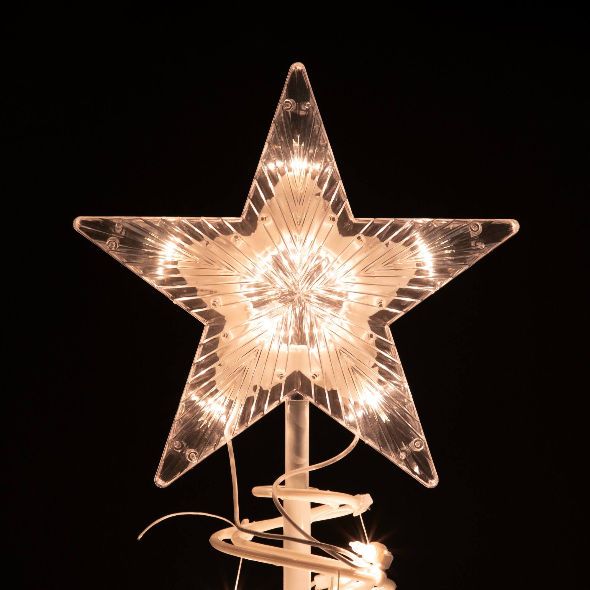 3ft., 4ft., & 6ft. Pre-Lit Spiral Artificial Christmas Tree Set, Clear Lights