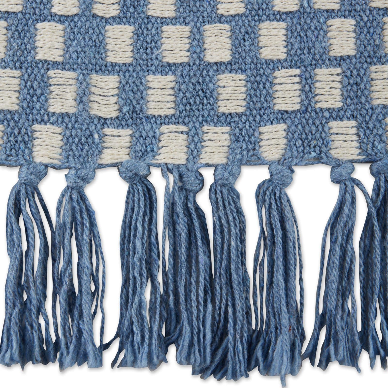 DII® Stonewash Blue Urban Check Throw