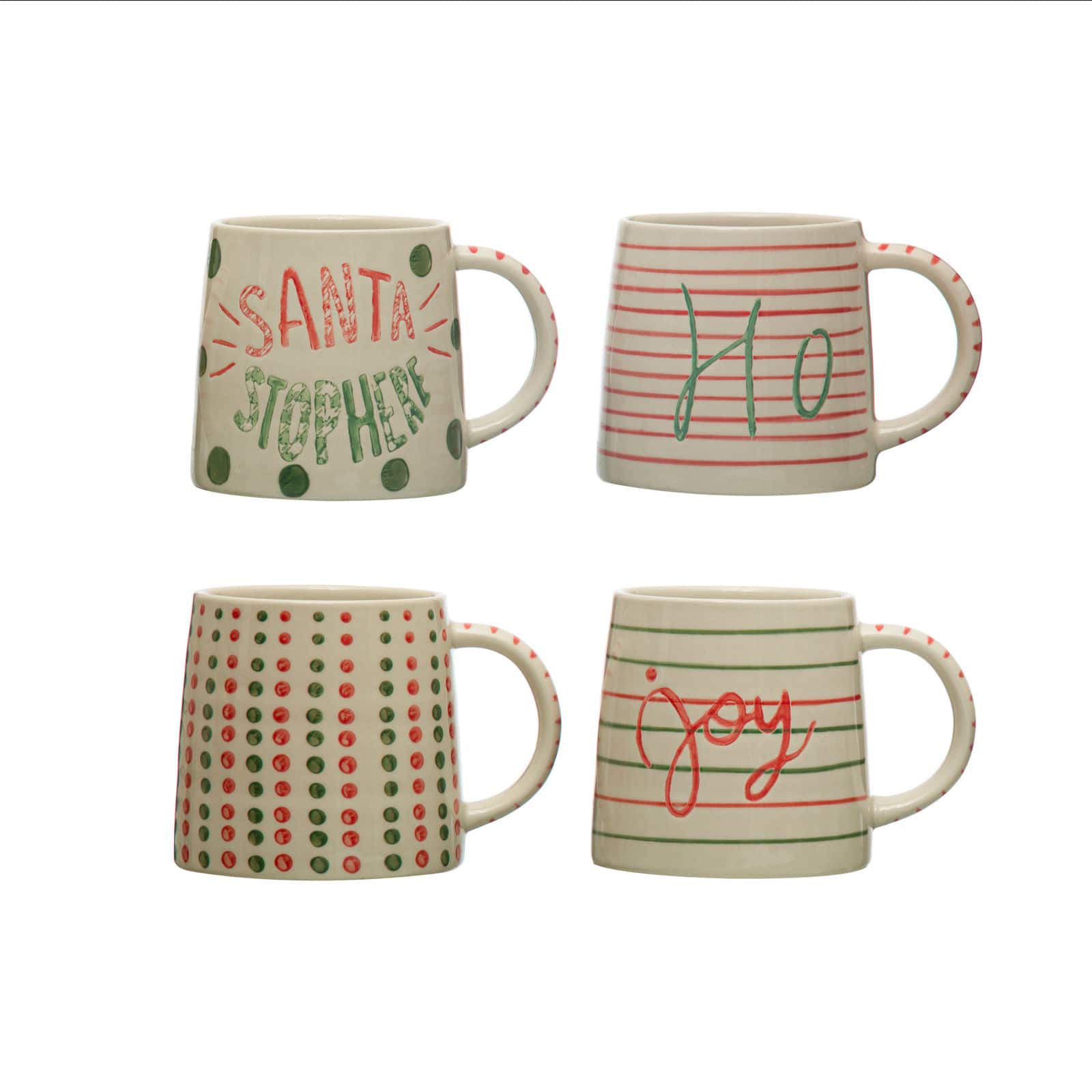 Hello Honey® Christmas Stoneware Mug Set