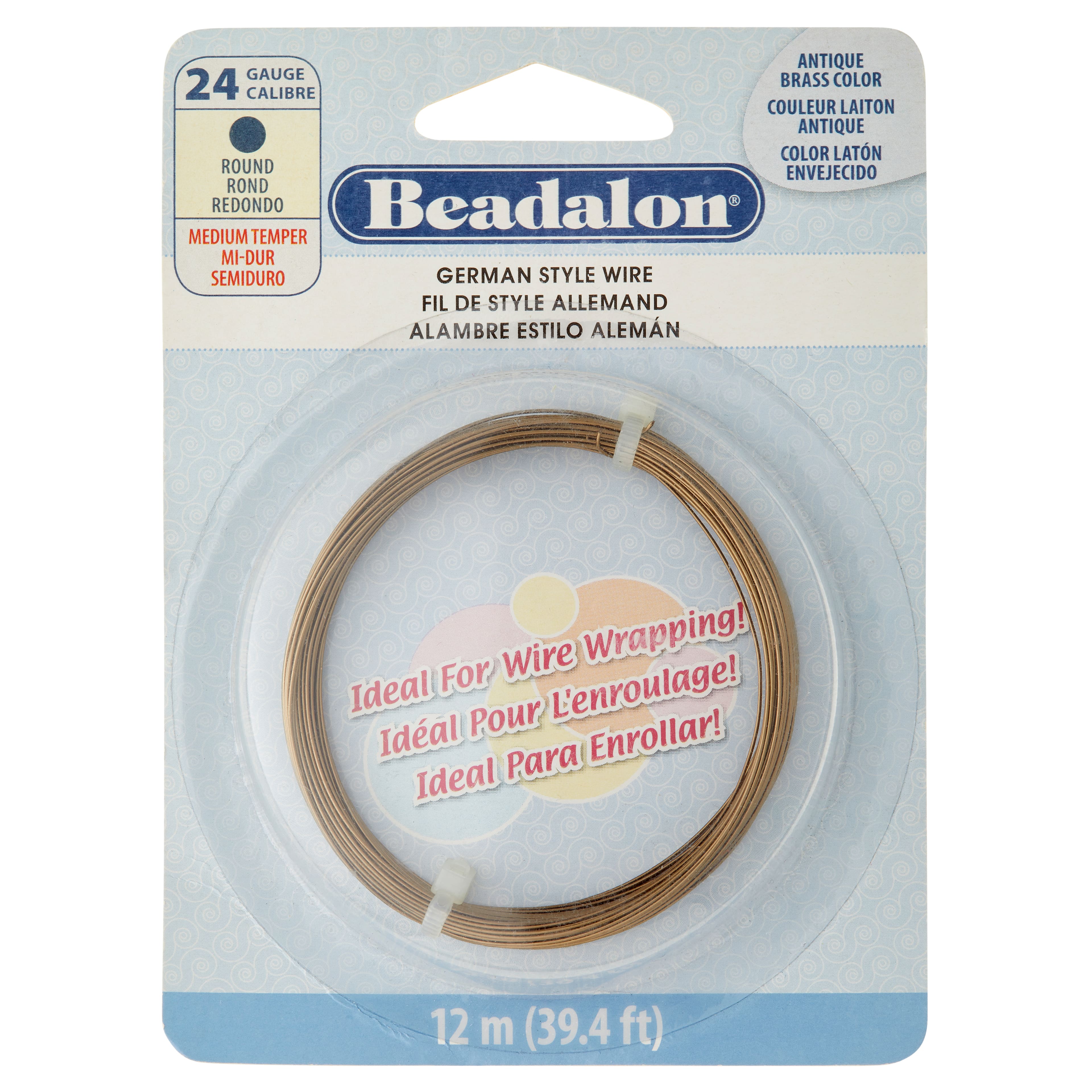Beadalon® German Style Wire, Round, 24 Gauge