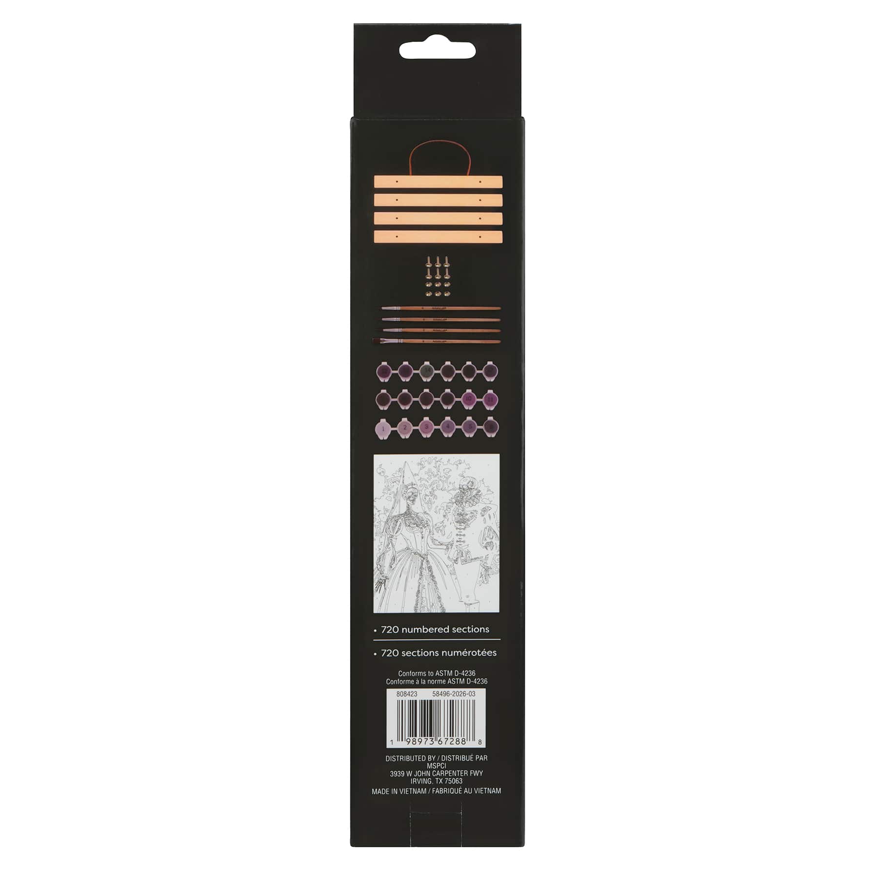 11" x 14" Skeleton Couple Paint-by-Number Kit by Artist's Loft®