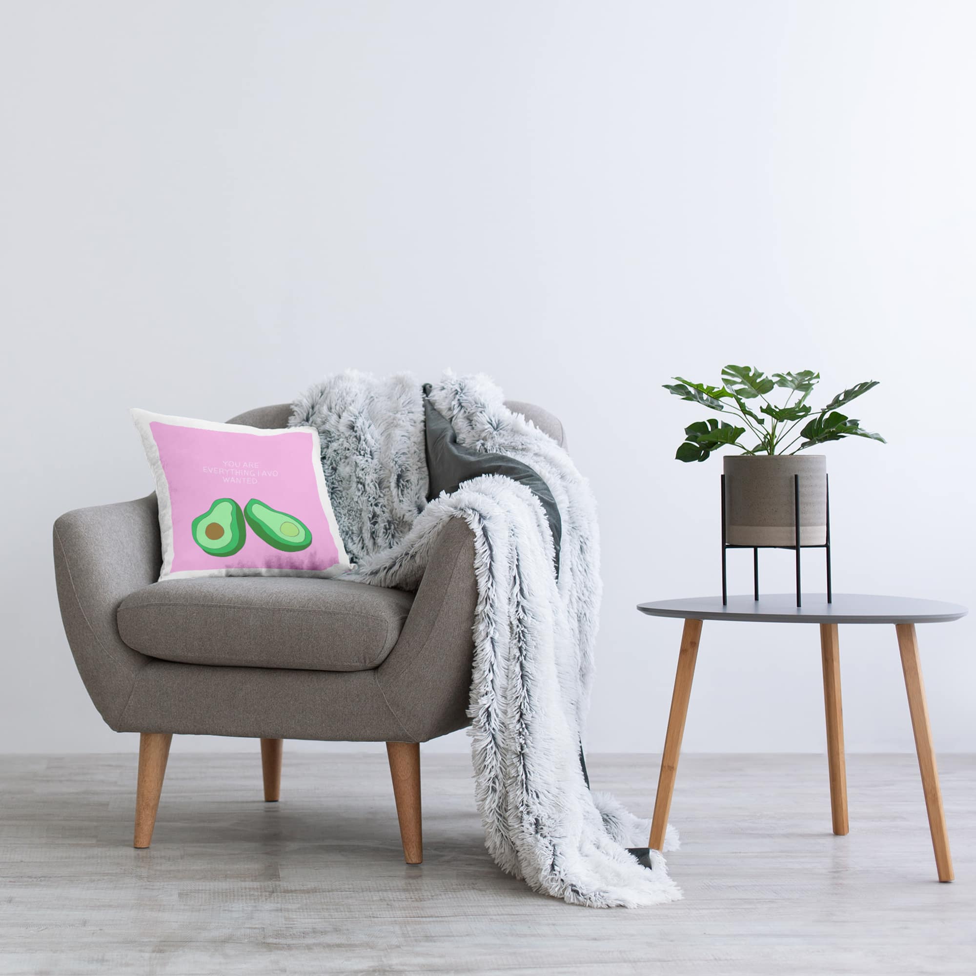 Stupell Industries Everything I Avo Wanted Avocado Food Pun Throw Pillow 18" x 18"