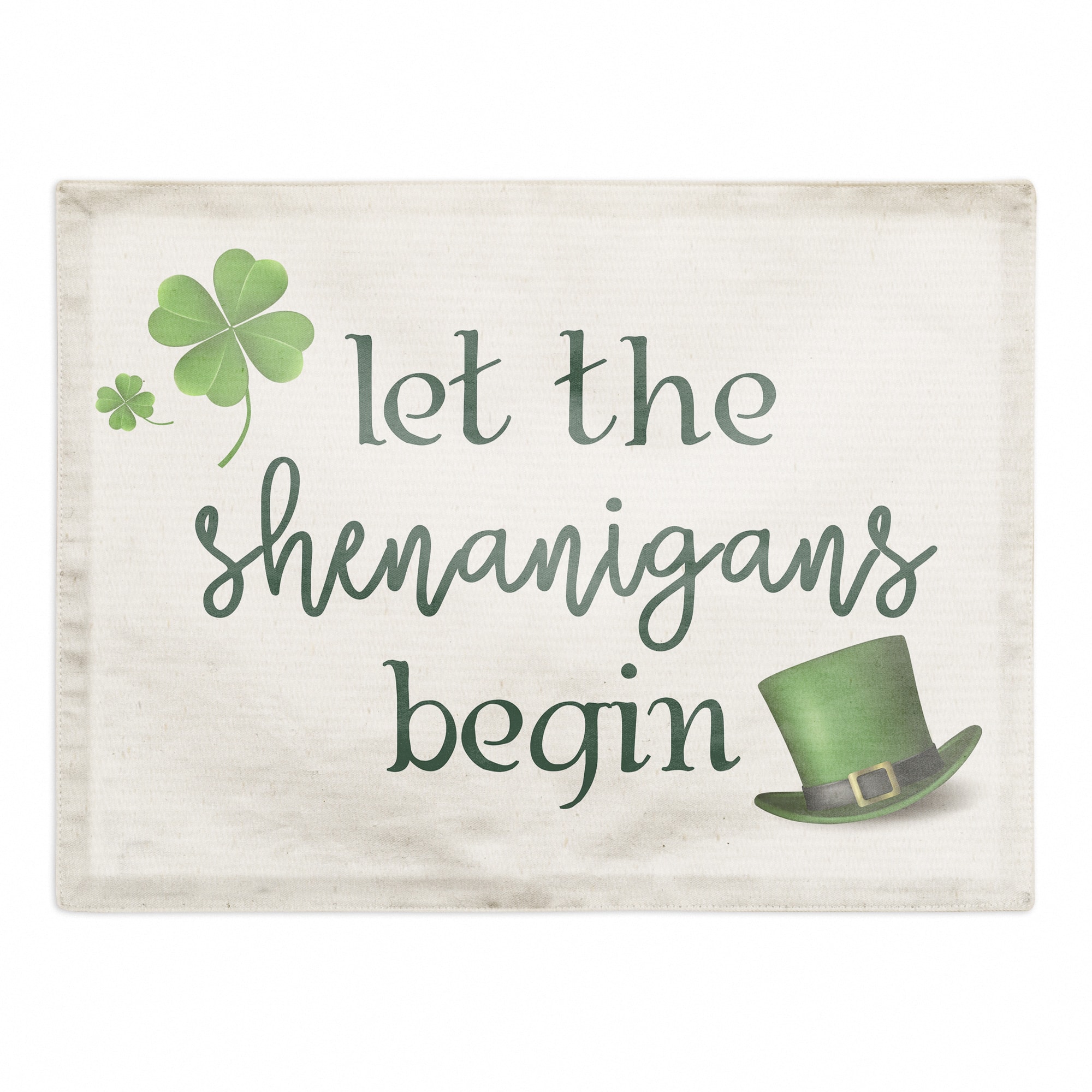 Shenanigans Begin Placemat 18" x 14" Cotton Twill Placemat