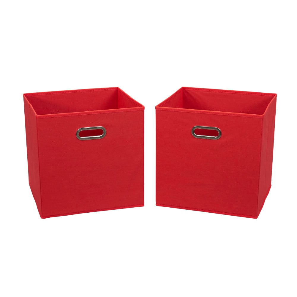 2 Pack Household Essentials 13" Fabric Storage Bins