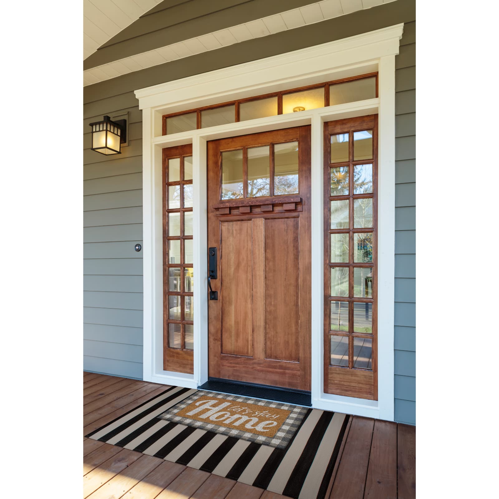 Let's Stay Home Doormat