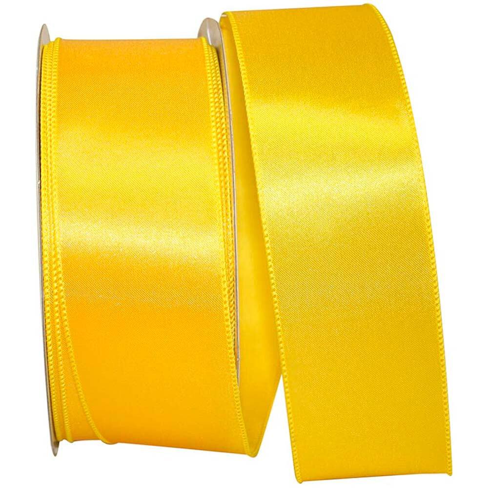 JAM Paper 2.5" x 50yd. Wired Satin Ribbon