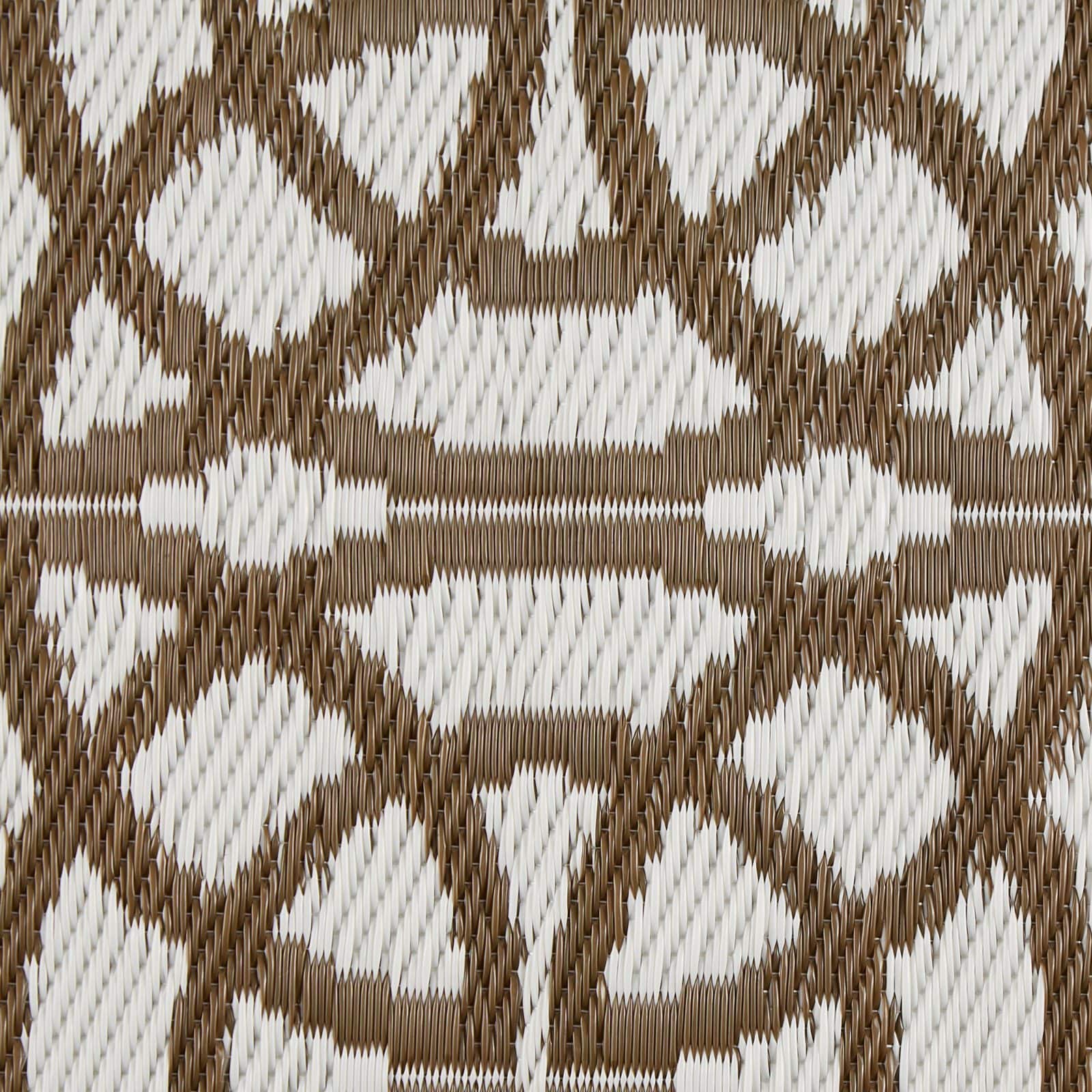 DII® Dark Brown Infinity Circle Outdoor Rug, 4ft. x 6ft.
