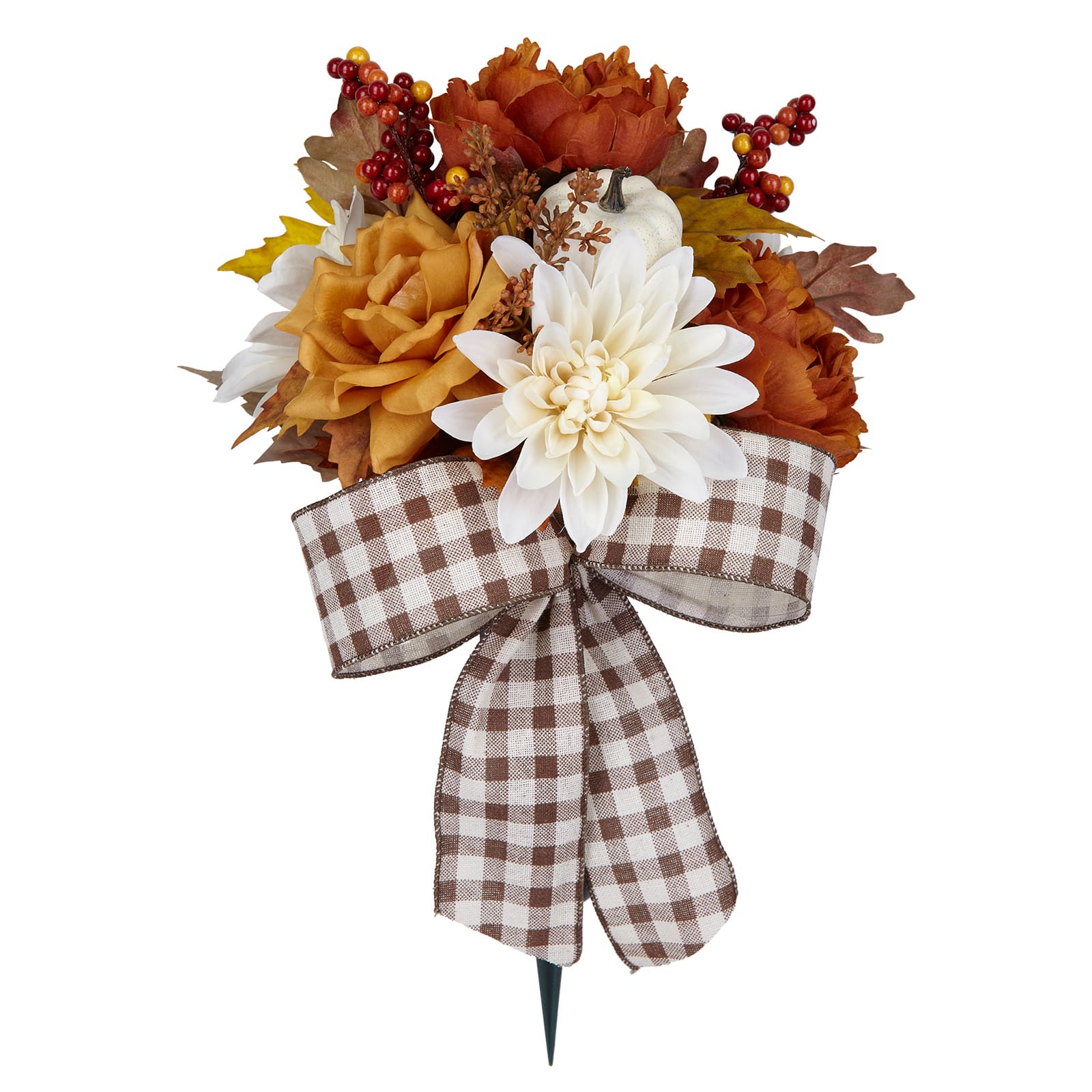 Cream Dahlia & Rust Rose Mix Remembrance Cone by Ashland®