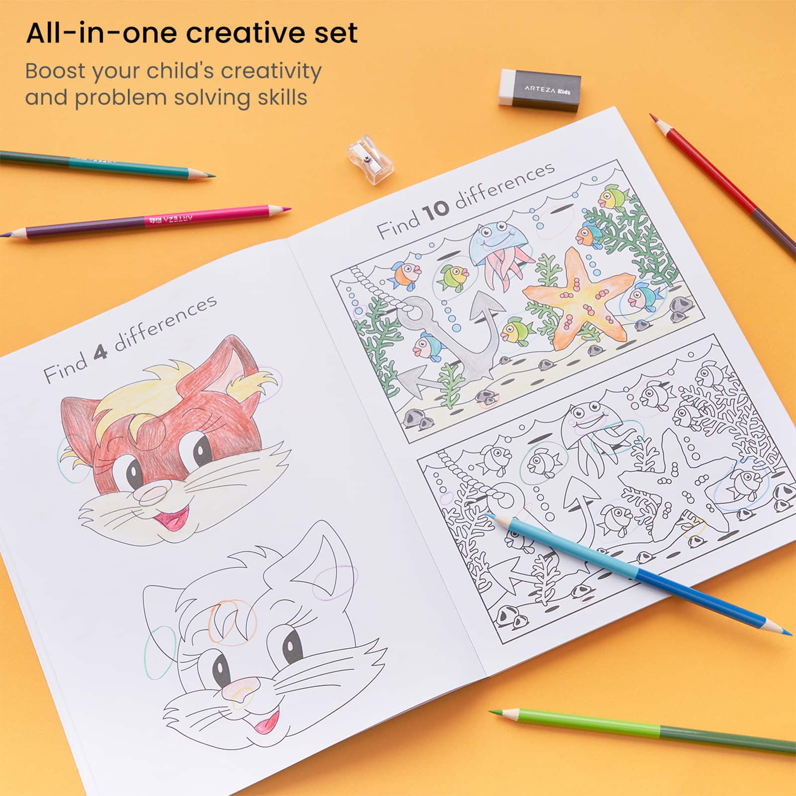 Arteza® Kids Activity Book, Tell the Difference