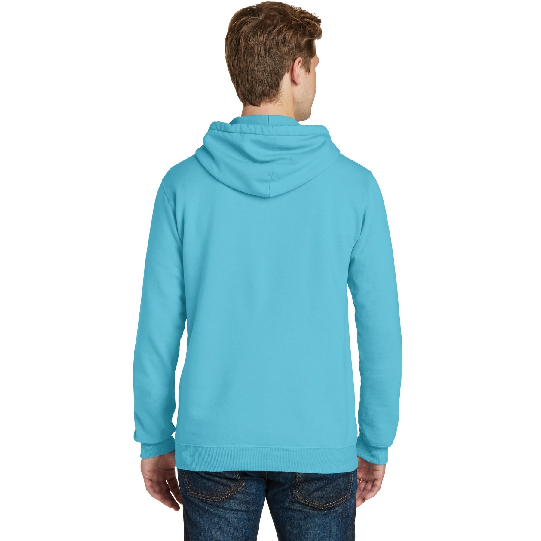 Port & Company® Beach Wash Garment-Dyed Pullover Hooded Adult Sweatshirt
