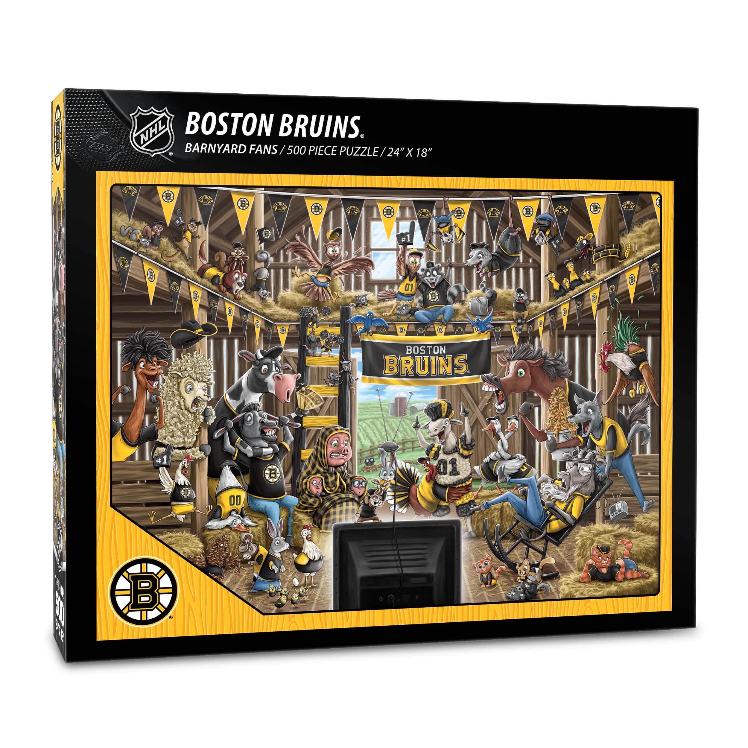 NHL Barnyard Fans 500 Piece Puzzle
