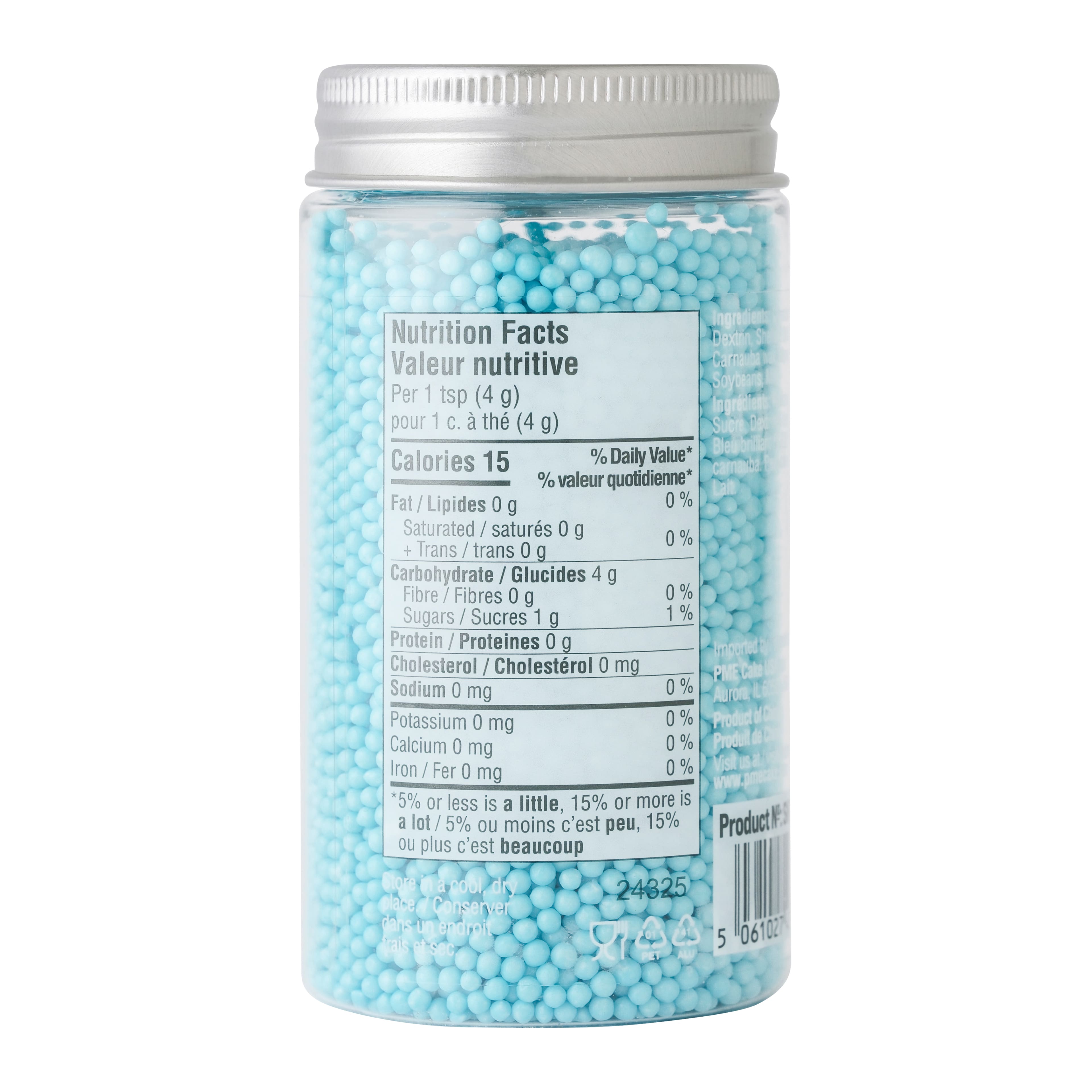 PME Cake Sweet Street® 3.8oz. Nonpareils Sprinkles