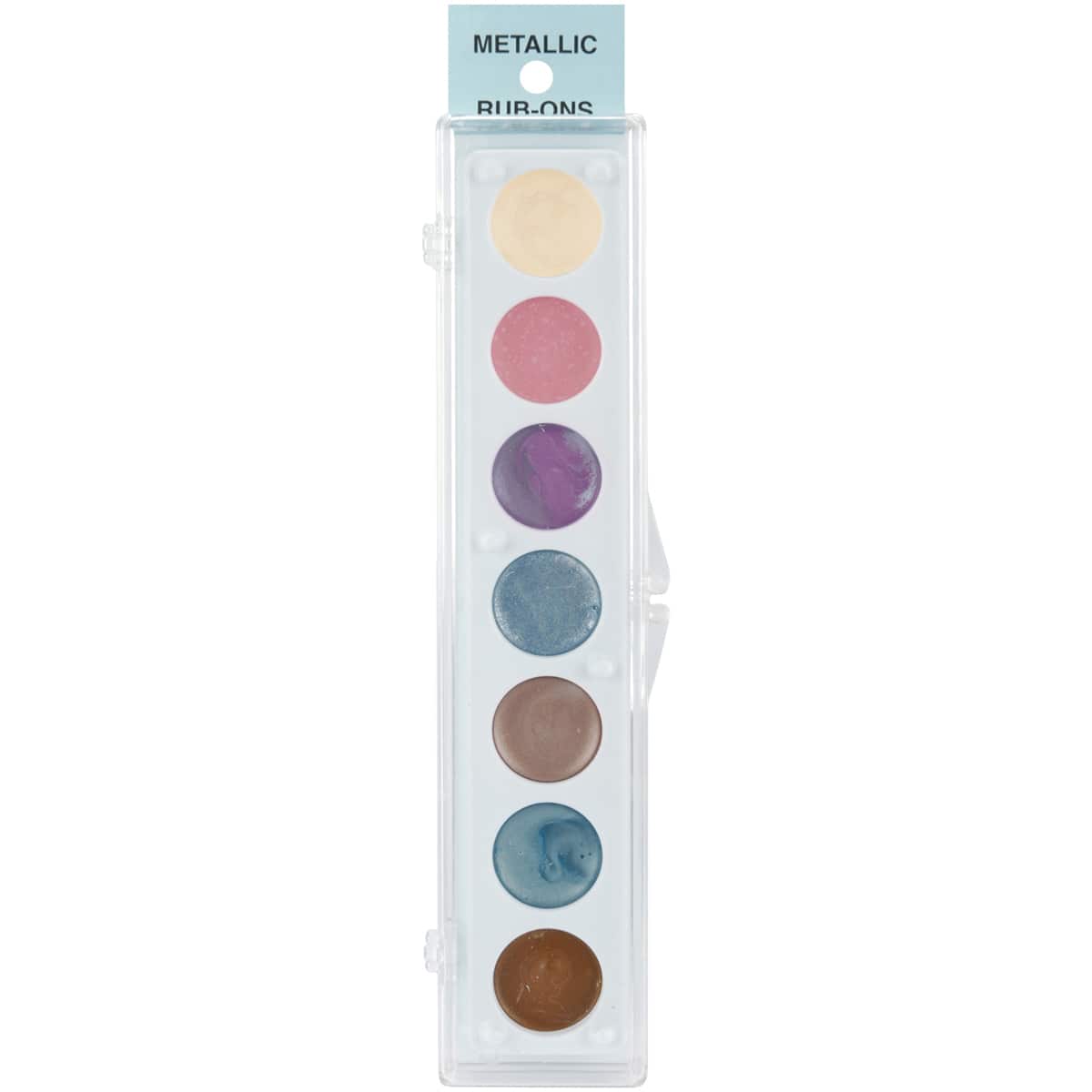Craf-T No.3 Metallic 7 Color Rub-On Paint Palette