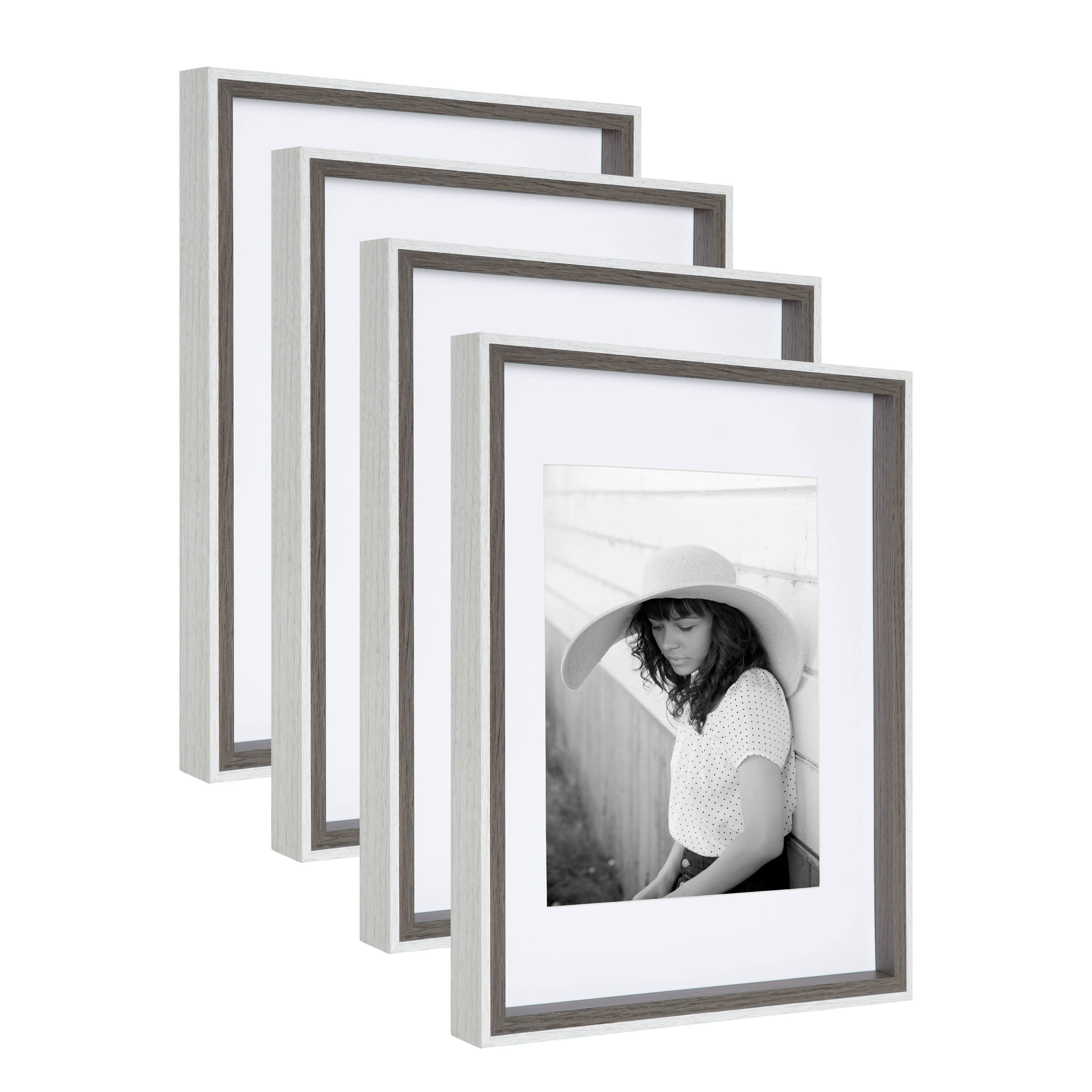 Kate and Laurel Gibson 11" x 14" Photo Frames 8" x 10" with Mat