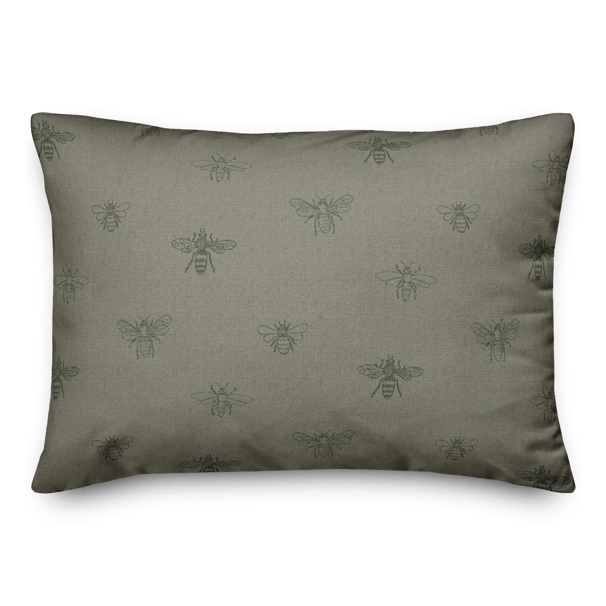 Bee Pattern Throw Pillow