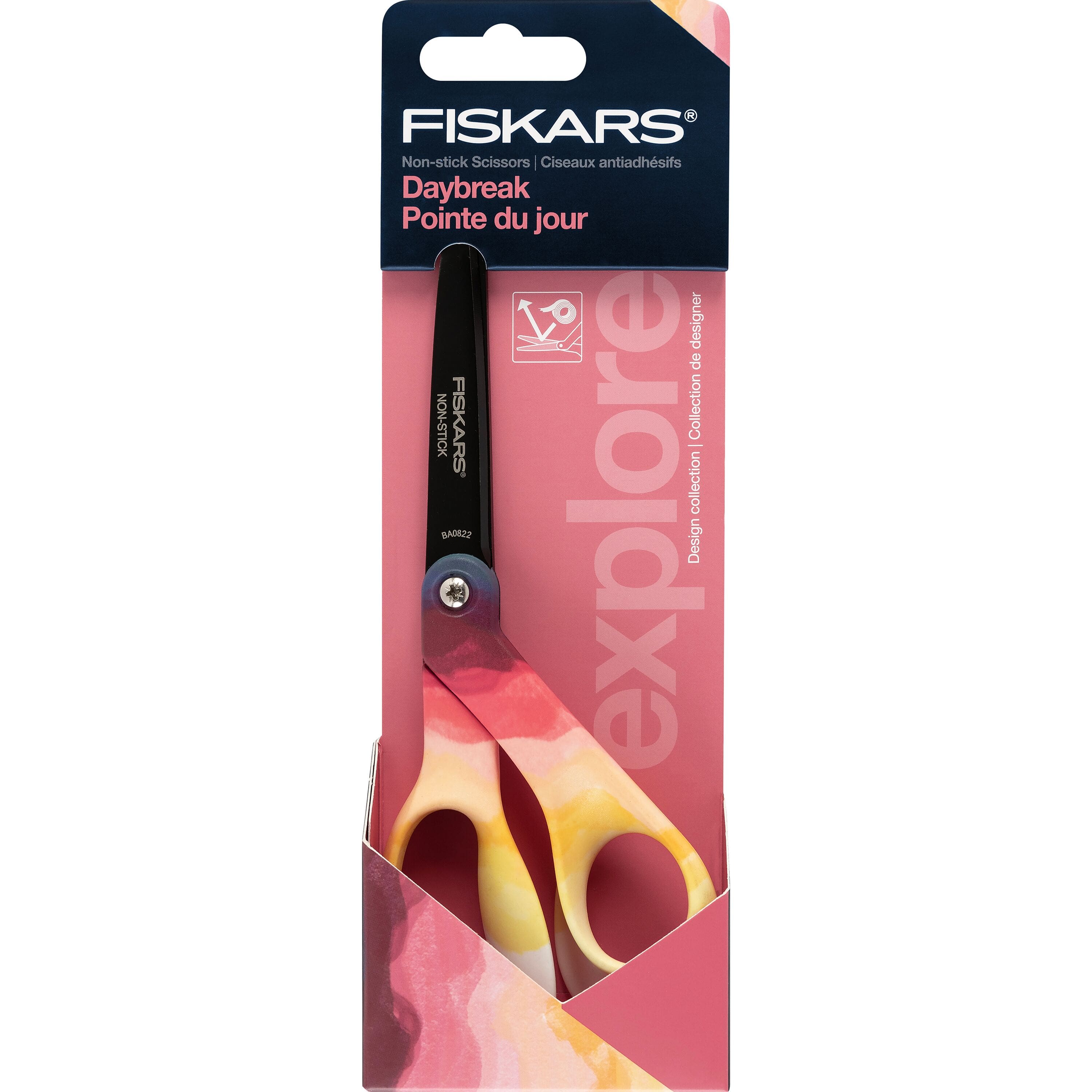 6 Pack: Fiskars® 8" Blue & Pink Tie Dye Scissors