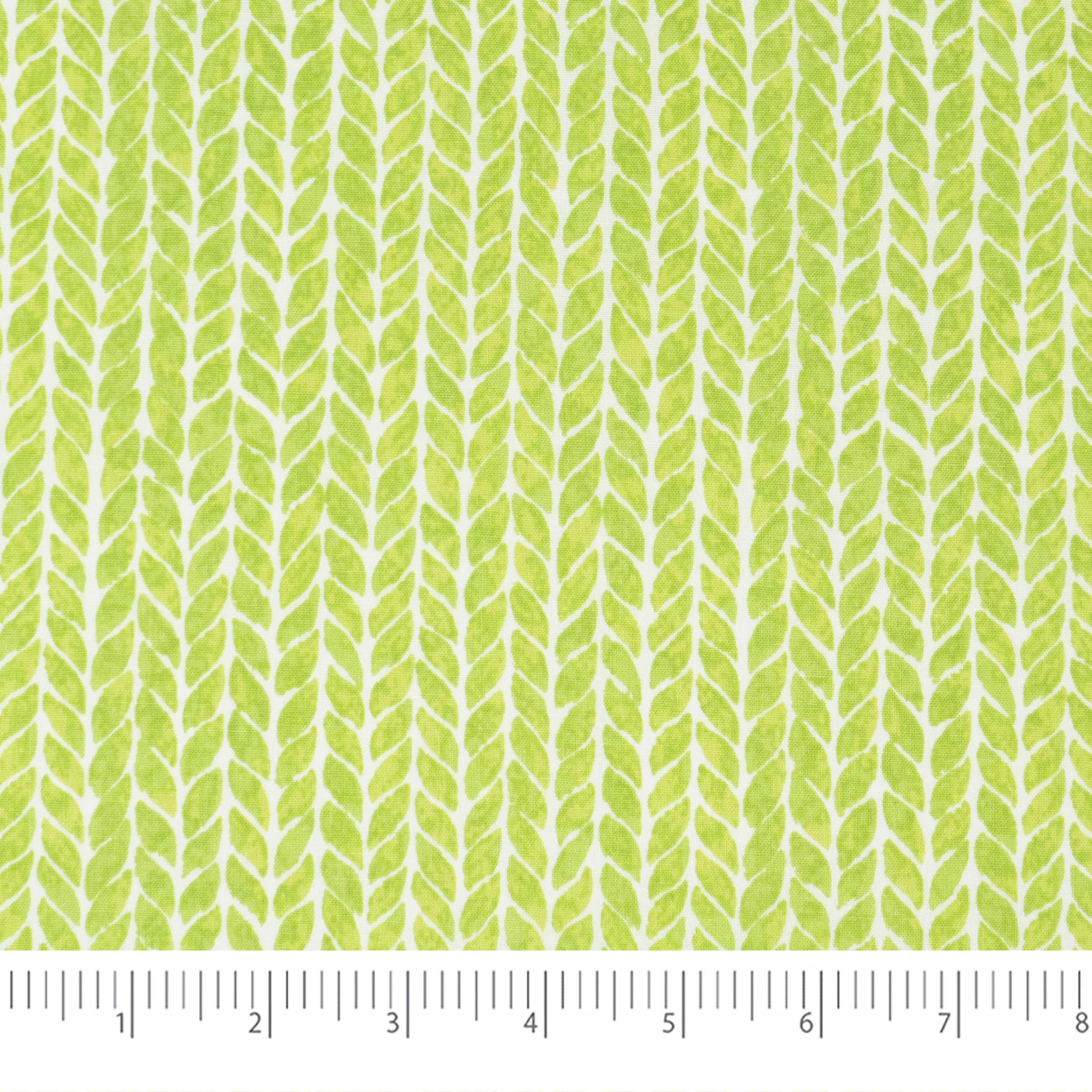 SINGER Pink Green Spring Premium Square Cotton Fabric Bundle 
