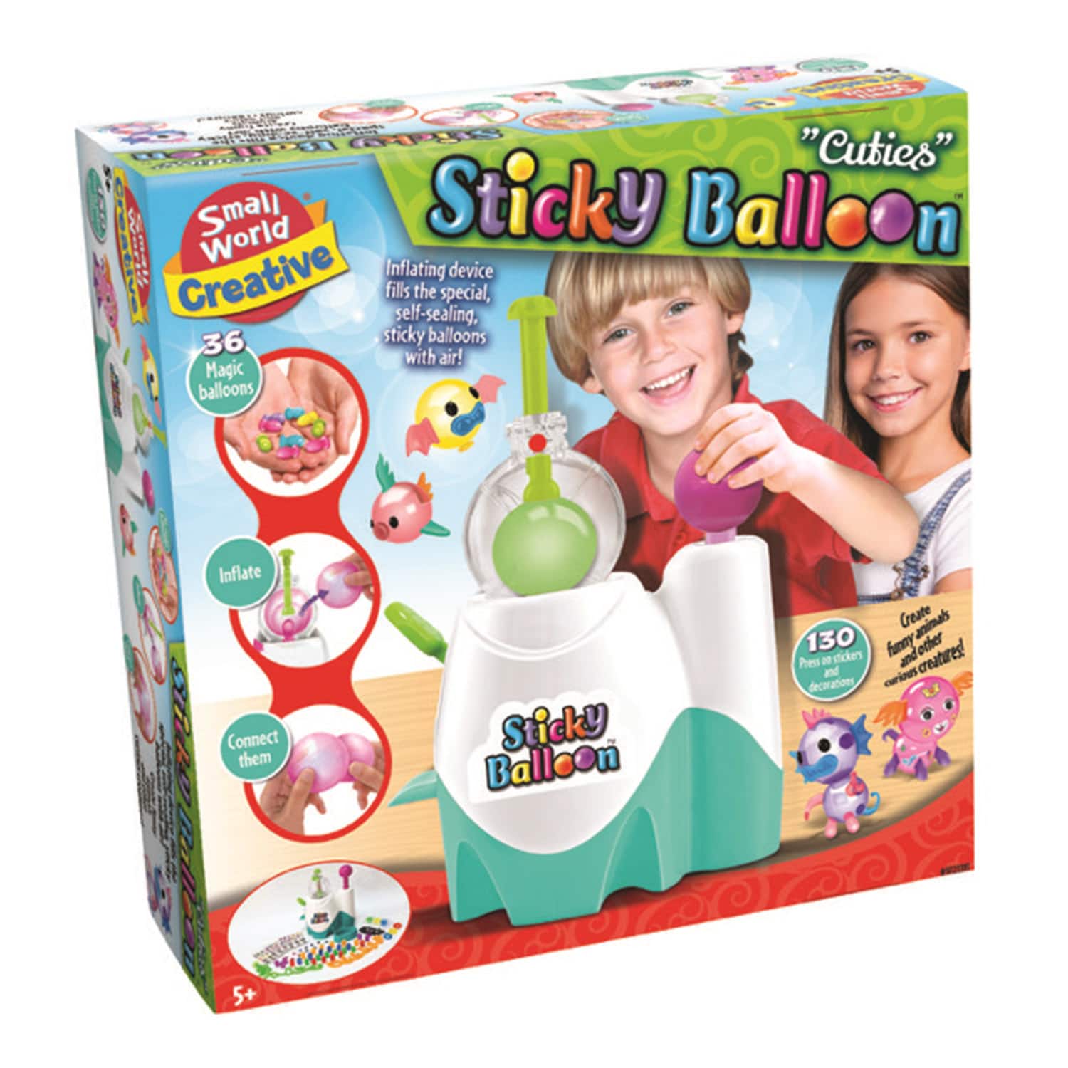 Small World Toys Cuties Sticky Balloon™ Art Kit