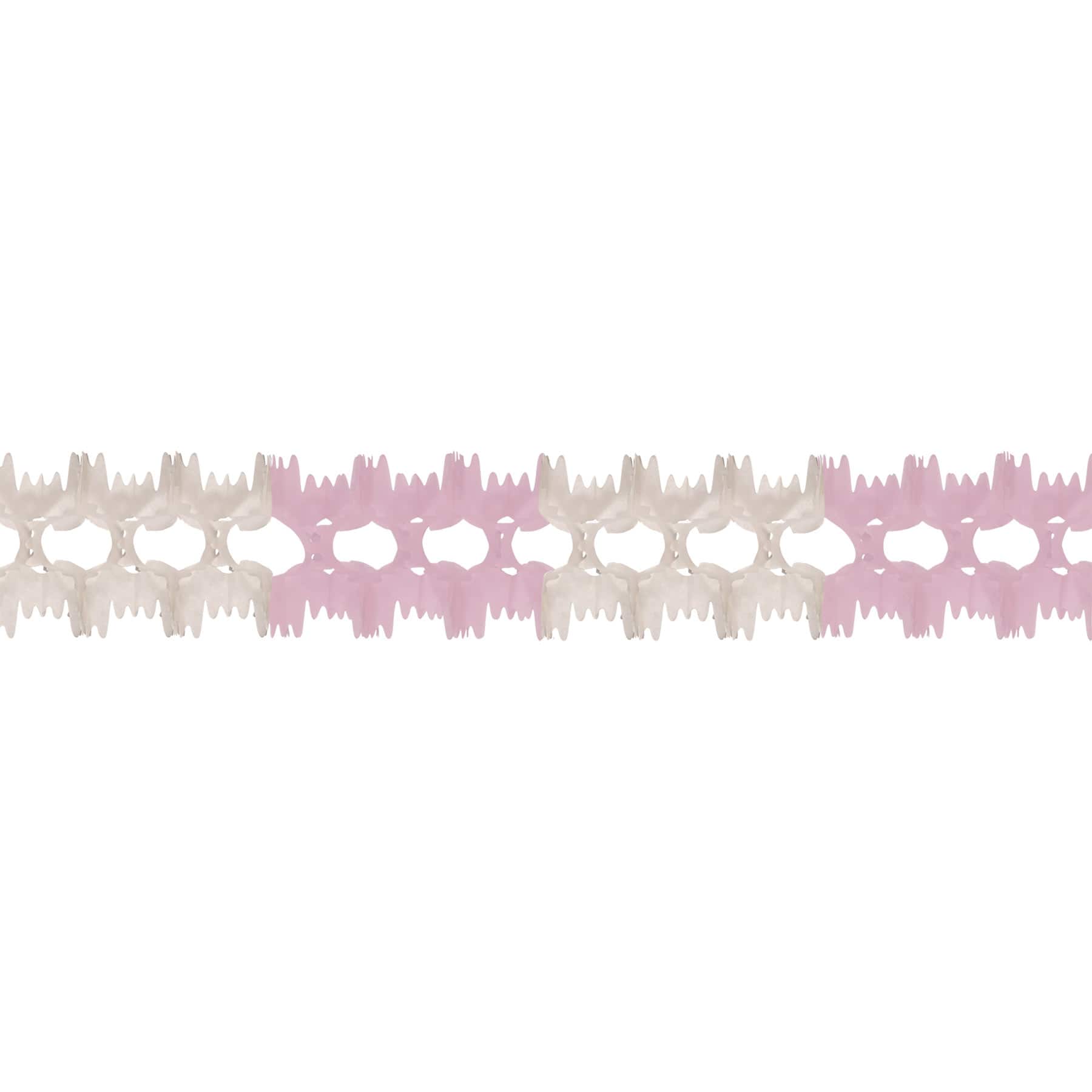 Beistle 14.5ft. Pink & White Pageant Garlands, 2ct.