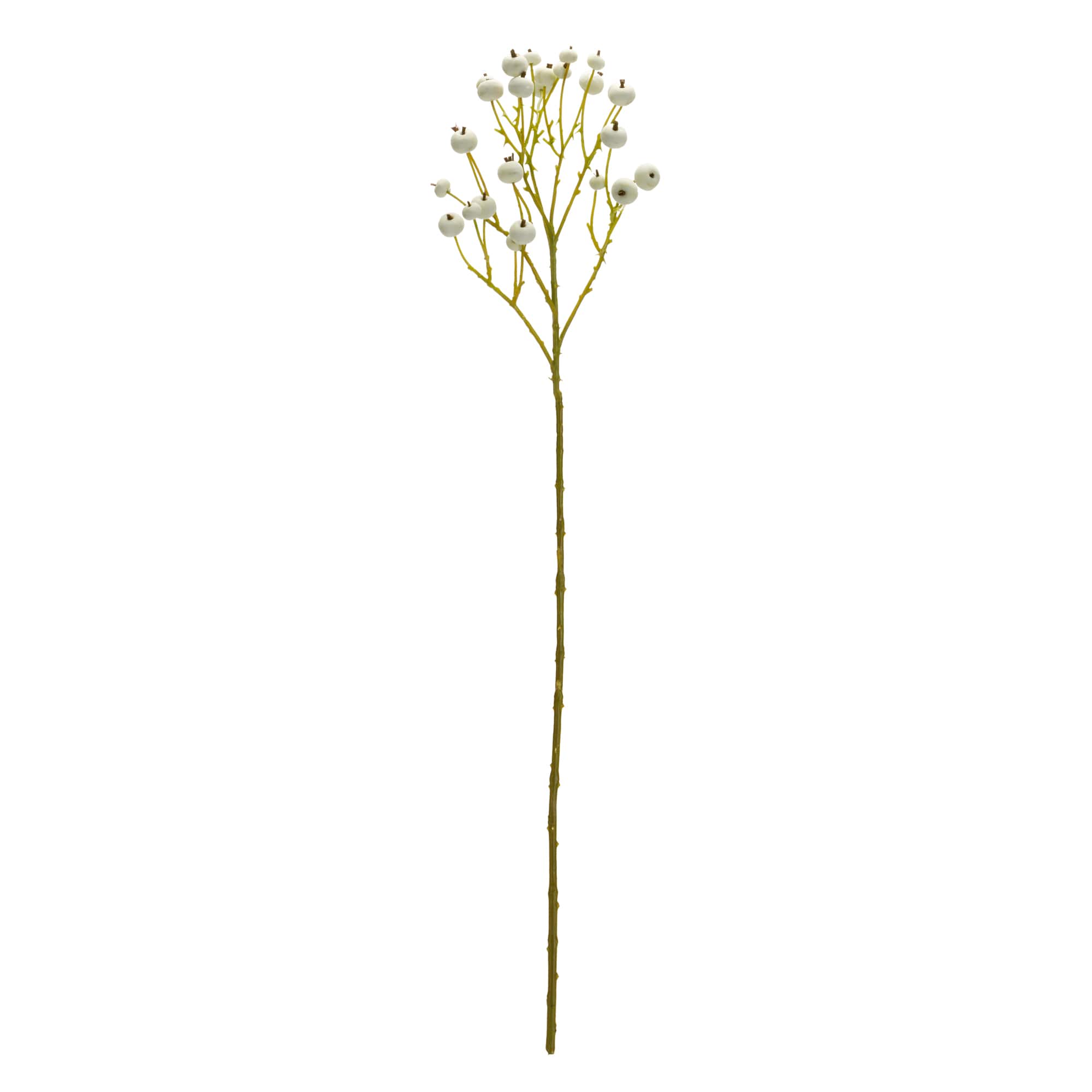 27.5" White Berry Sprays, 6ct.