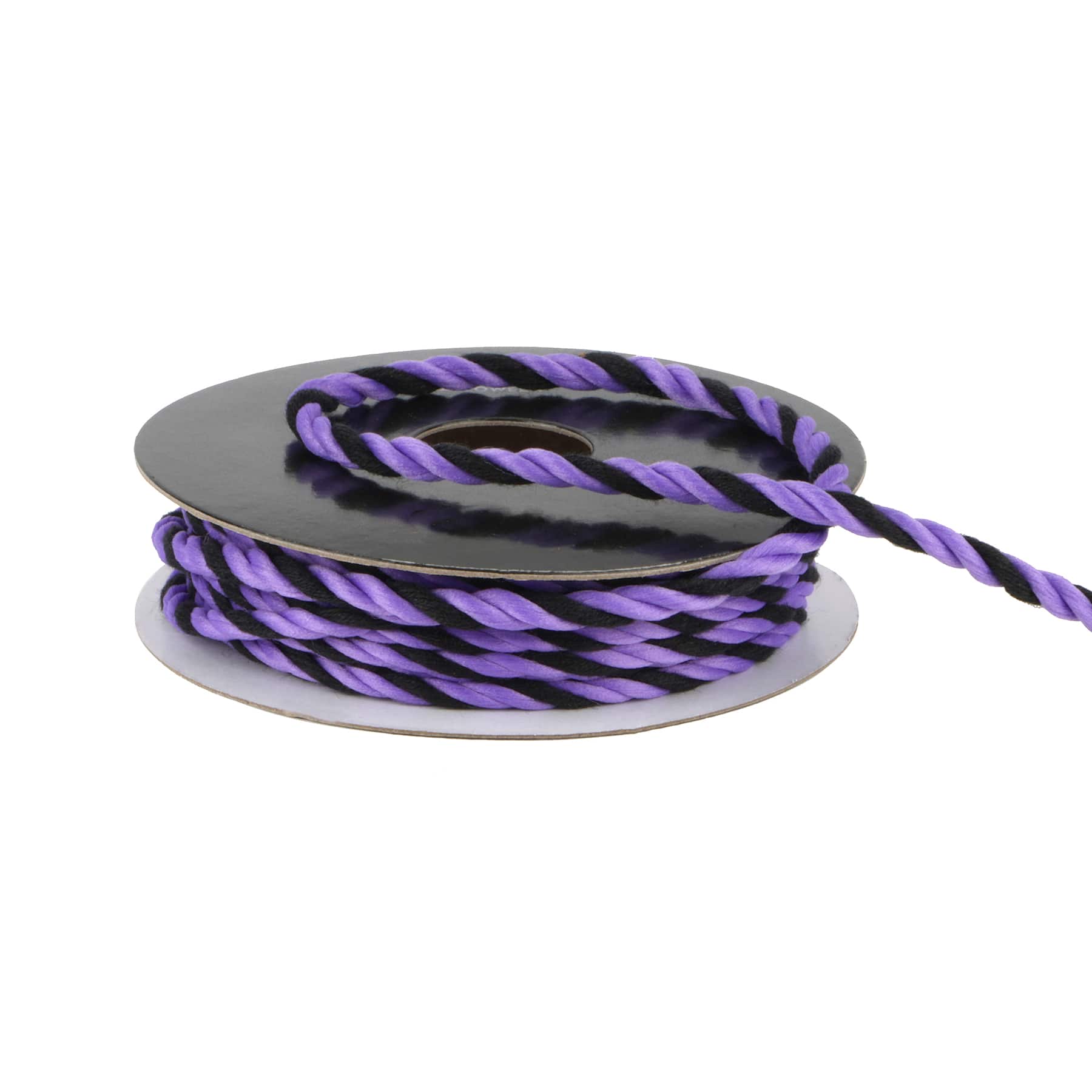 1/8" x 4yd. Black & Twist Cording Ribbon by Celebrate It