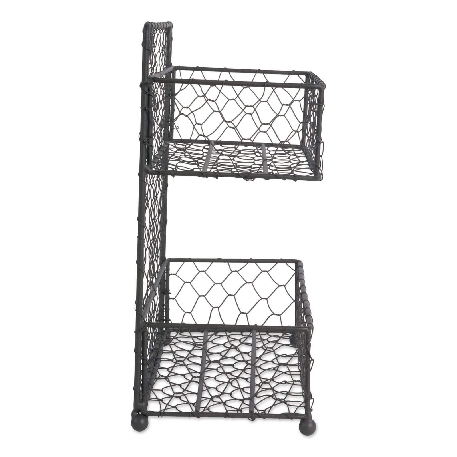 DII® 11" Wide 2 Row Chicken Wire Spice Rack