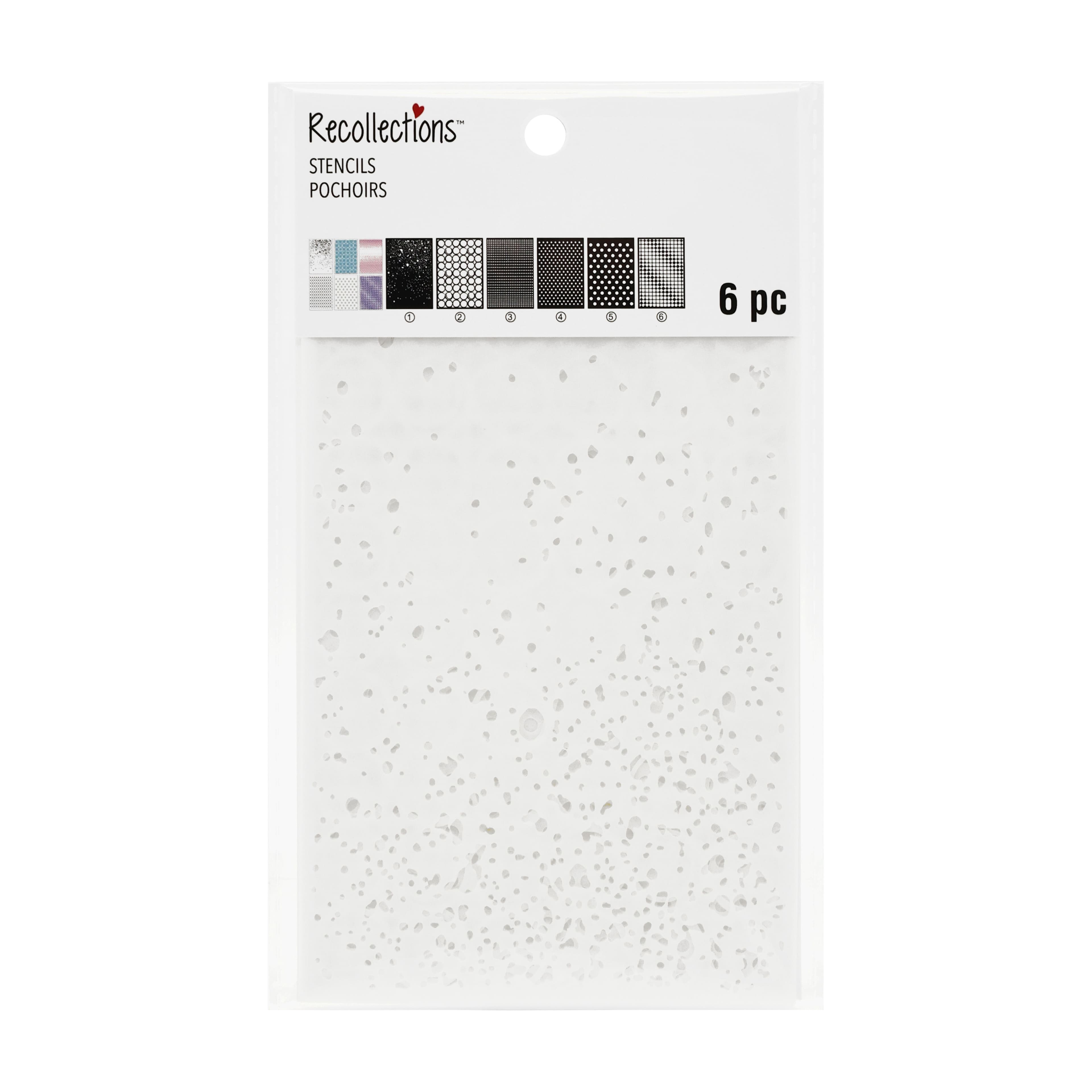 4" x 6" Mix Media Print Layering Stencil Set by Recollections™