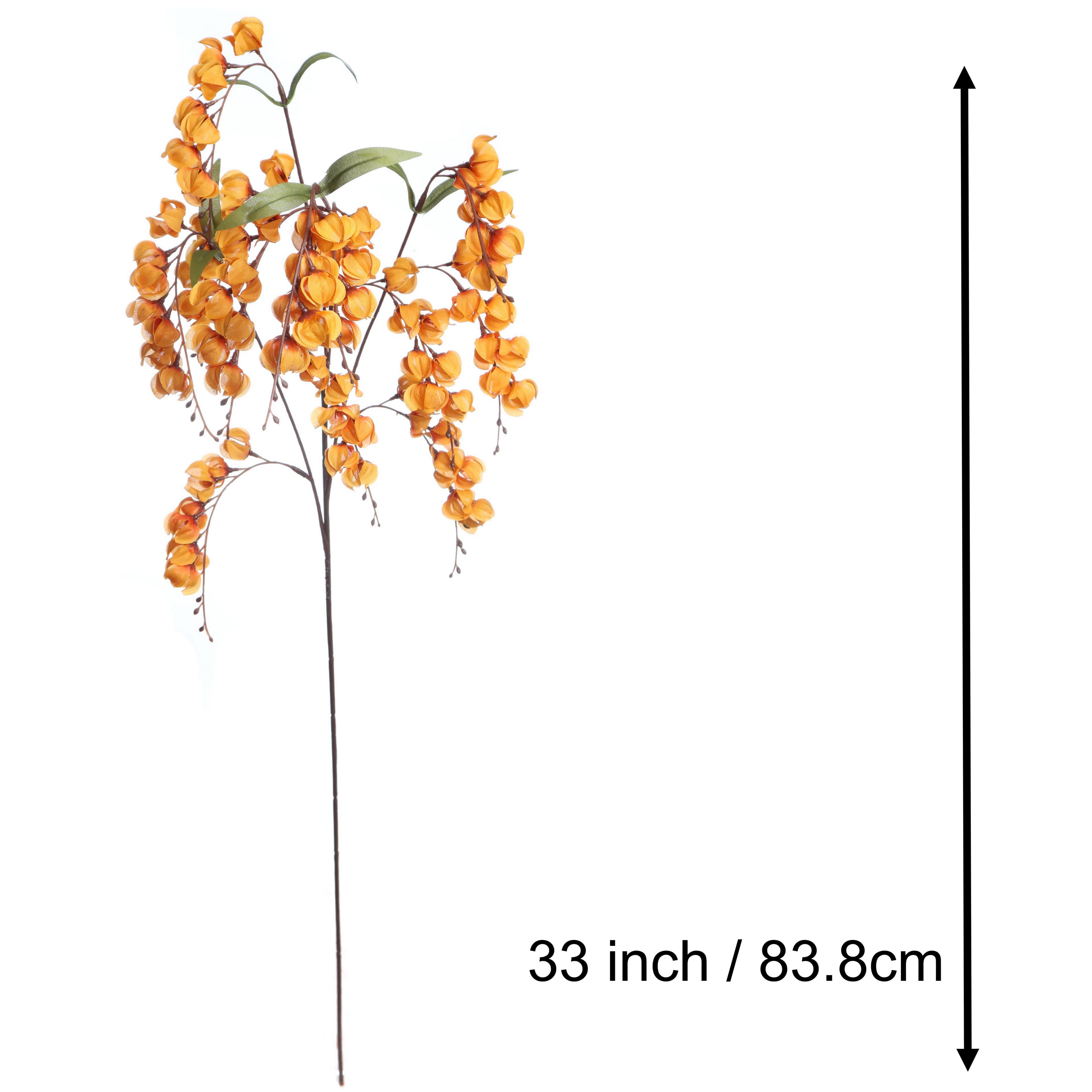 33" Orange Mini Chinese Lantern Stem by Ashland®