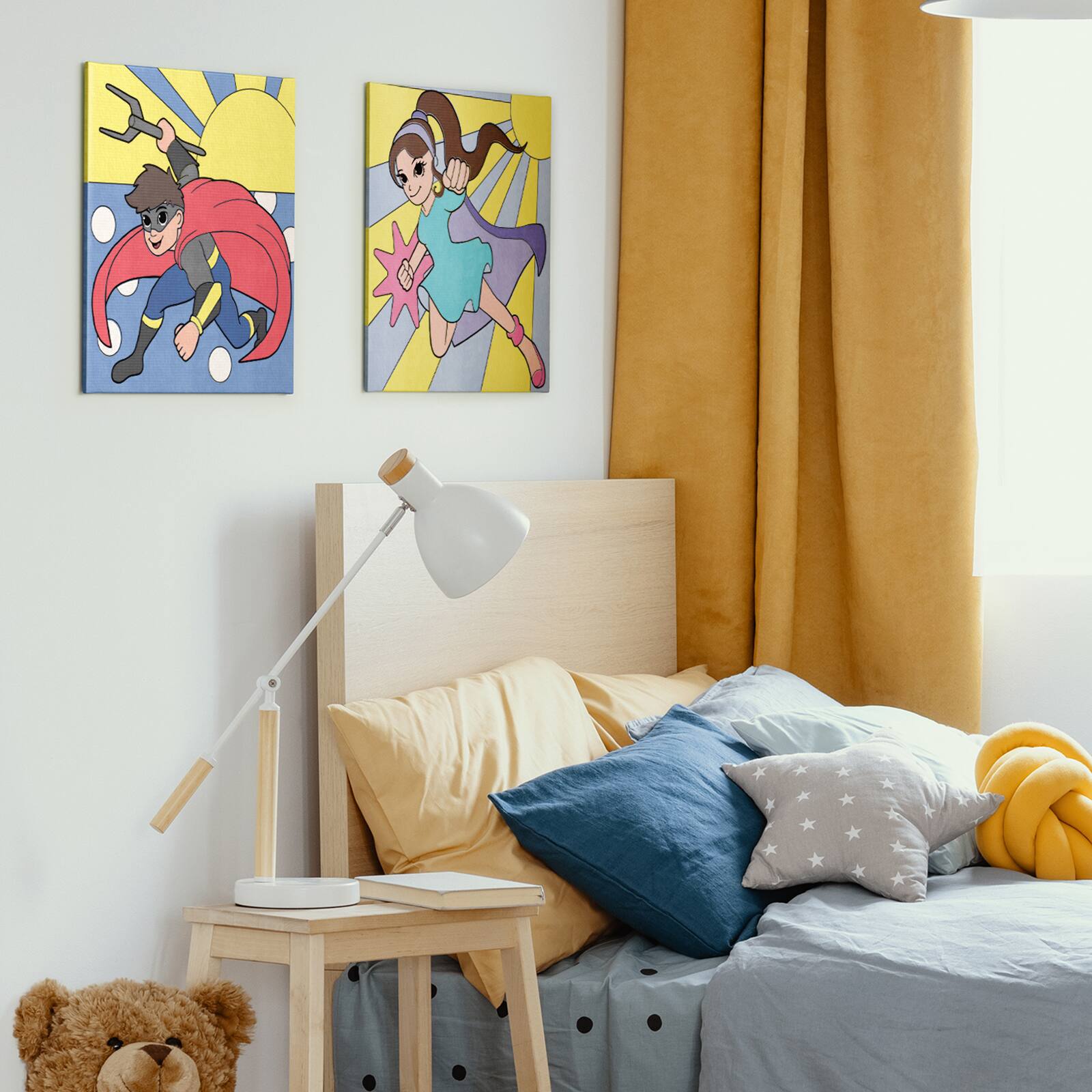 Arteza® Kids Superheroes Paint by Numbers Kit