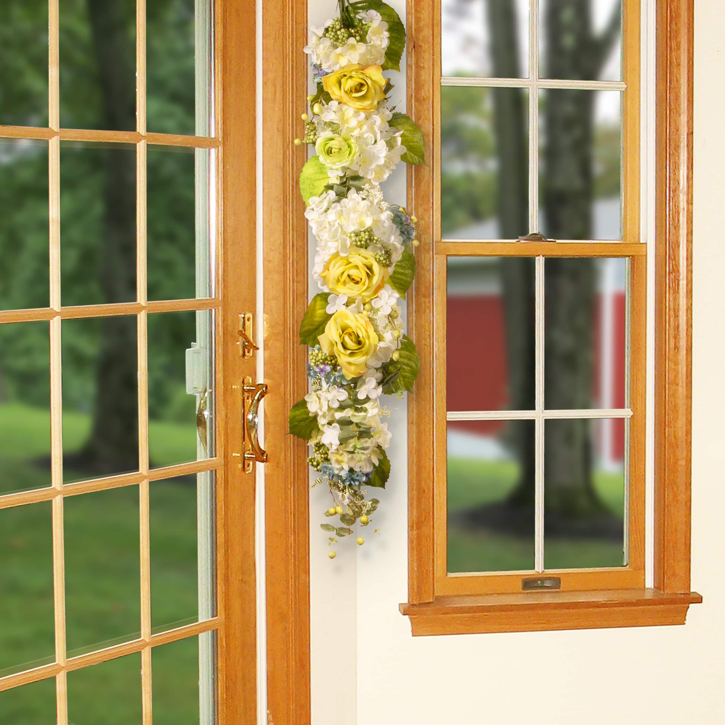 4" Spring Flowers Garland