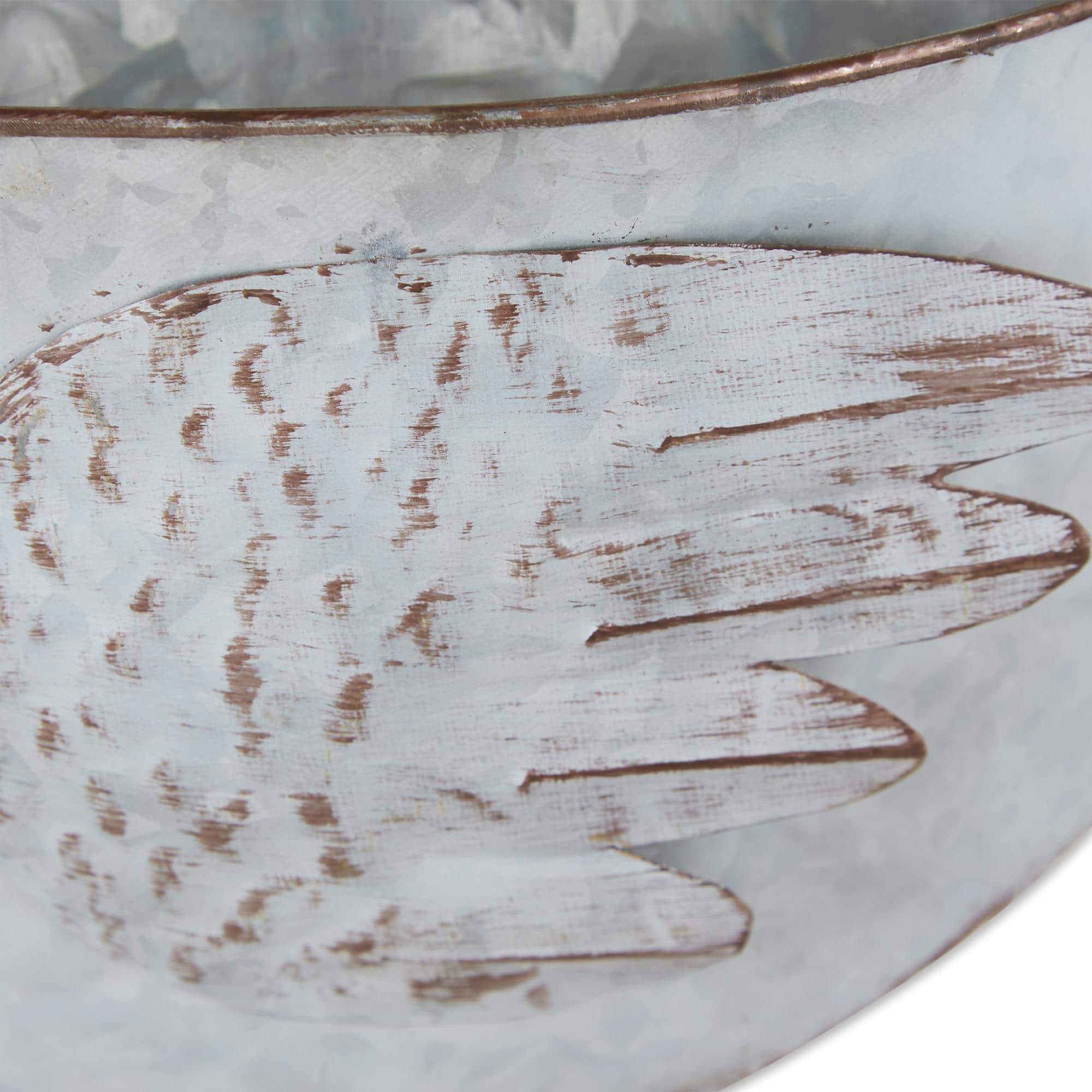 DII® 12.5" Bird Galvanized Wall Planter