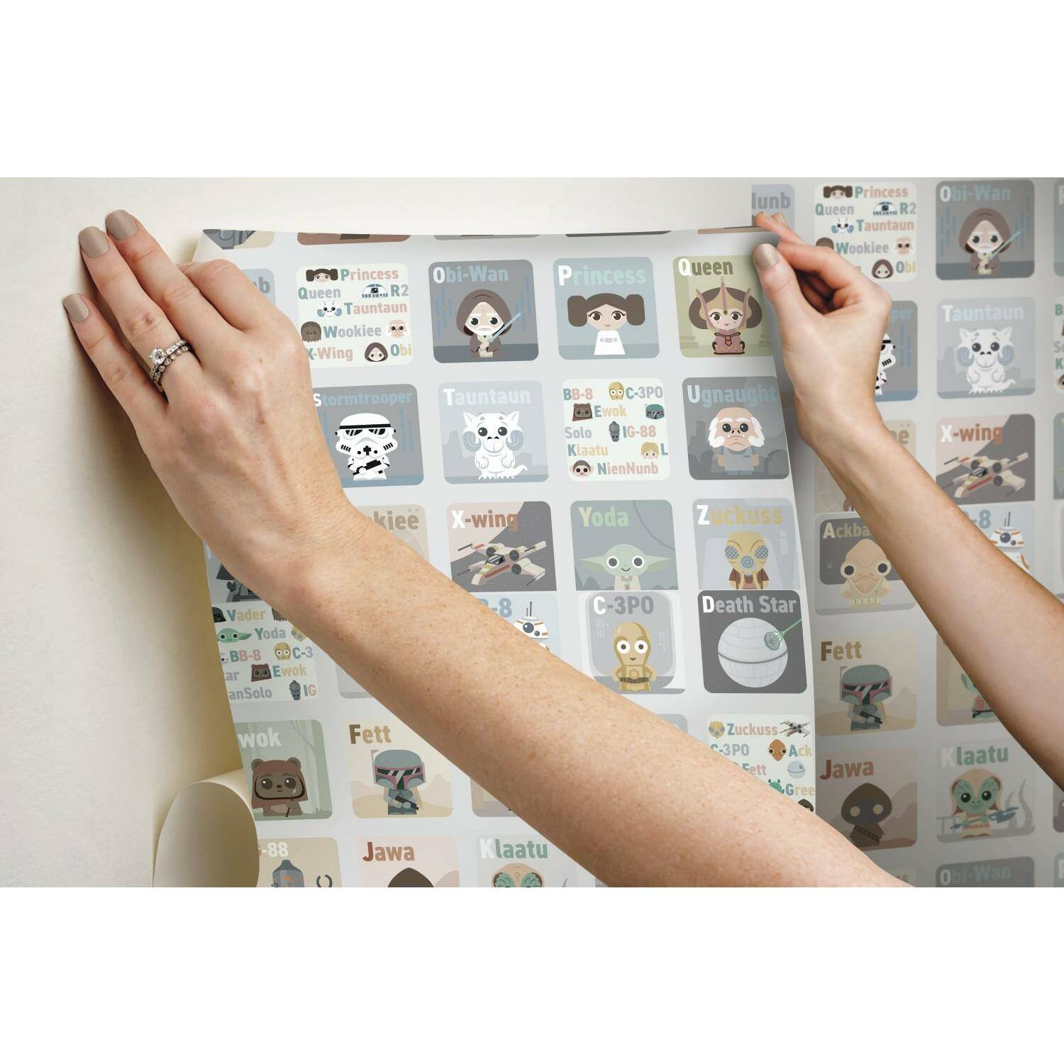 Star Wars Infant Alphabet Peel & Stick Wallpaper