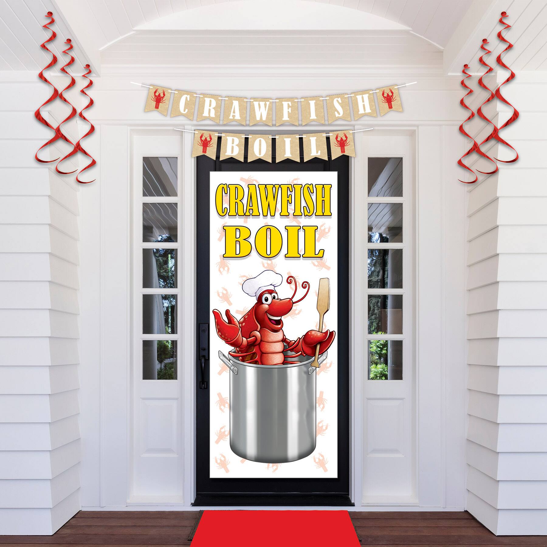 Beistle 30" x 6ft. Crawfish Boil Door Covers, 2ct.