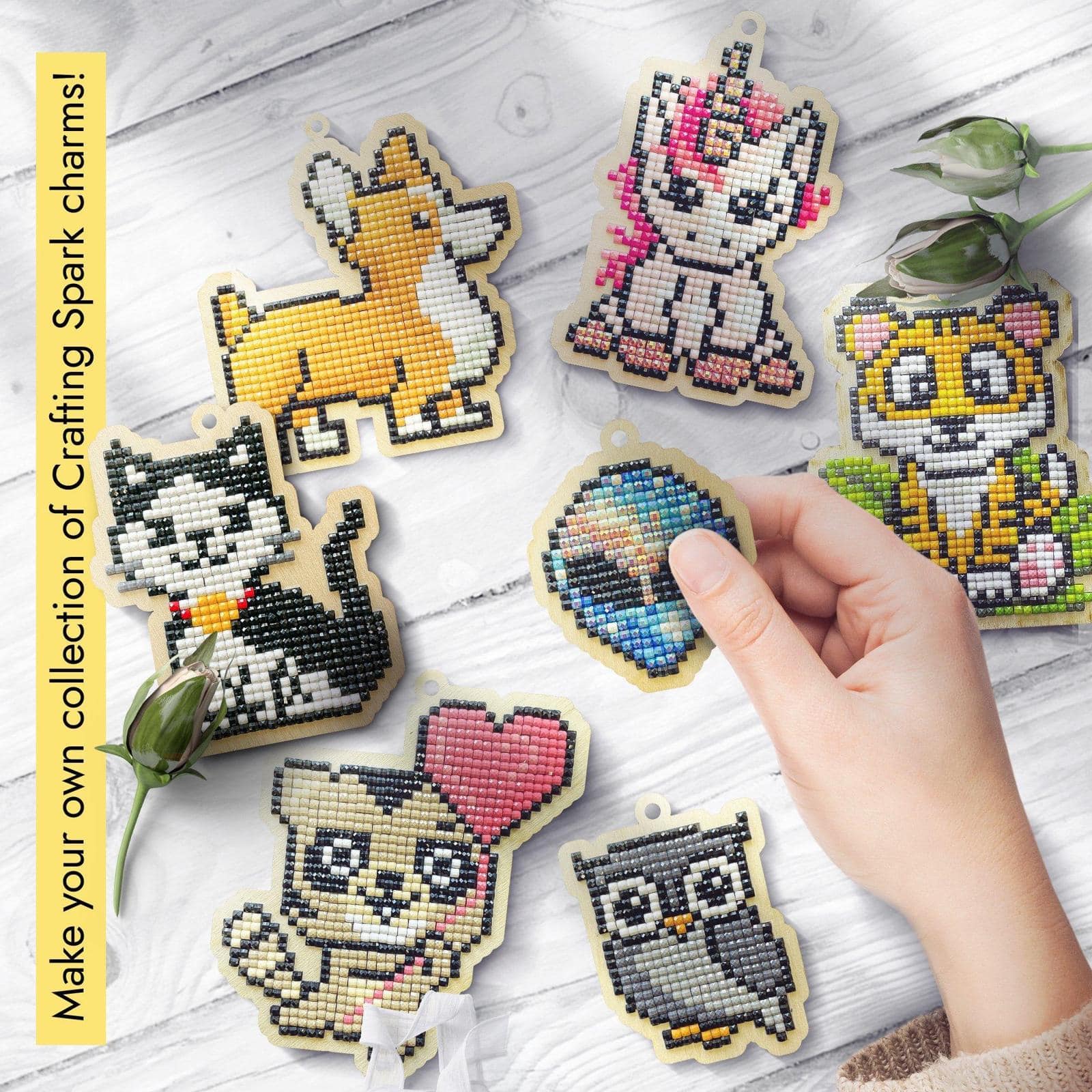 Crafting Spark Kangaroo Diamond Painting Kit