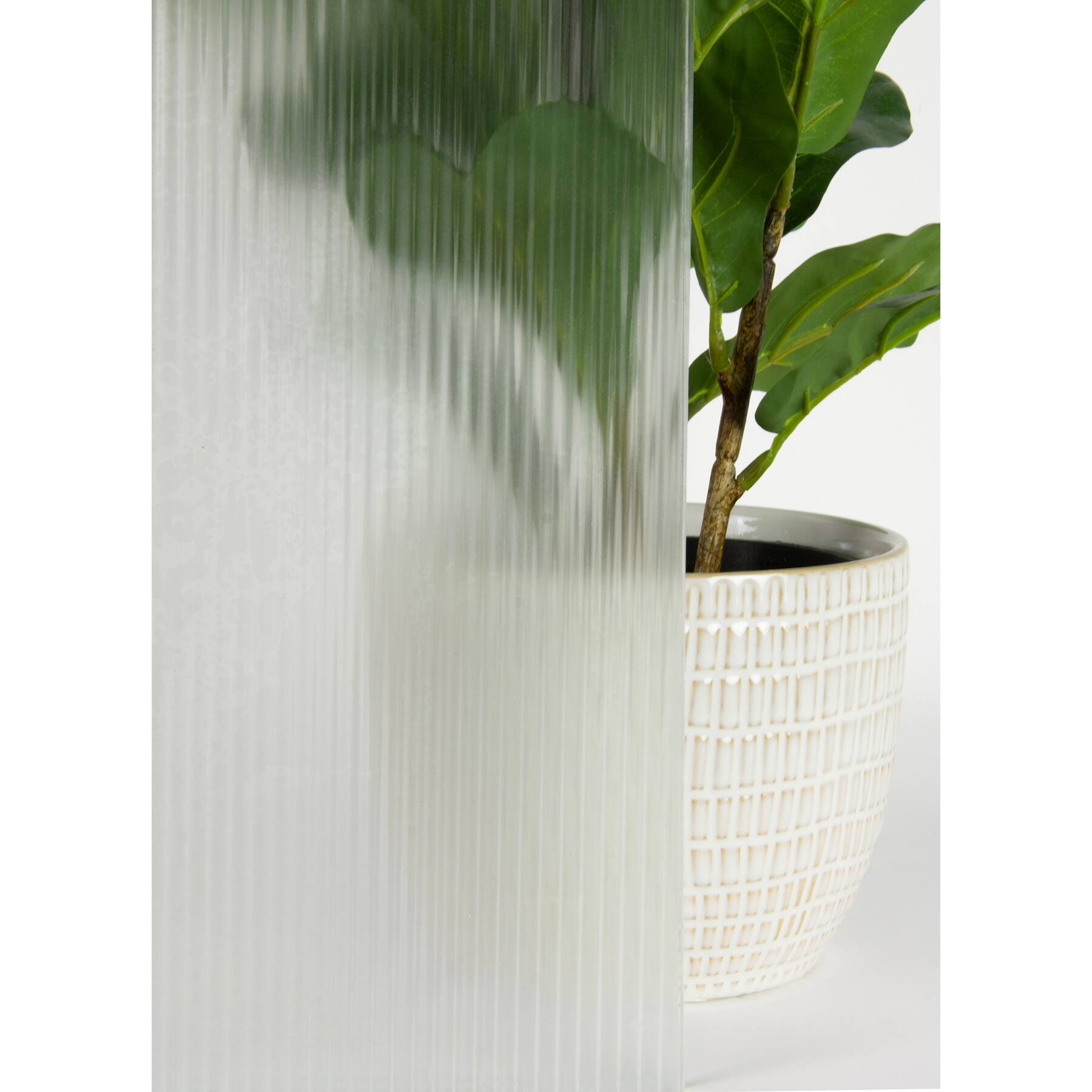 RoomMates Reeded Glass Window Film