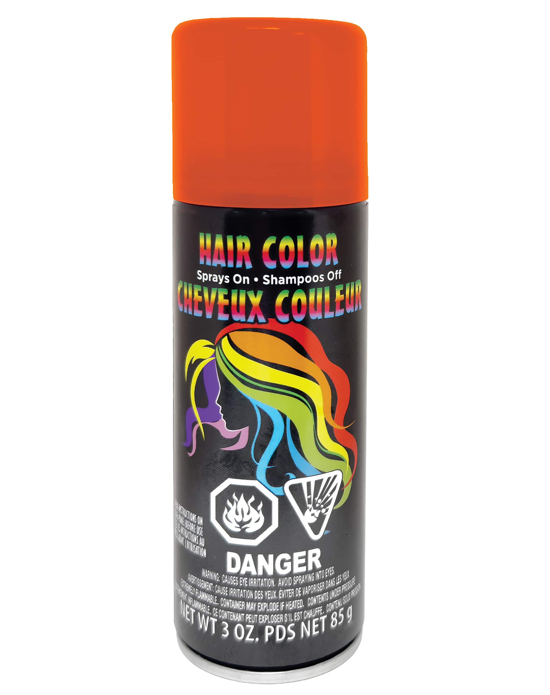 Fun World® 3oz. Hair Colour Spray, Color: Yellow Fluorescent