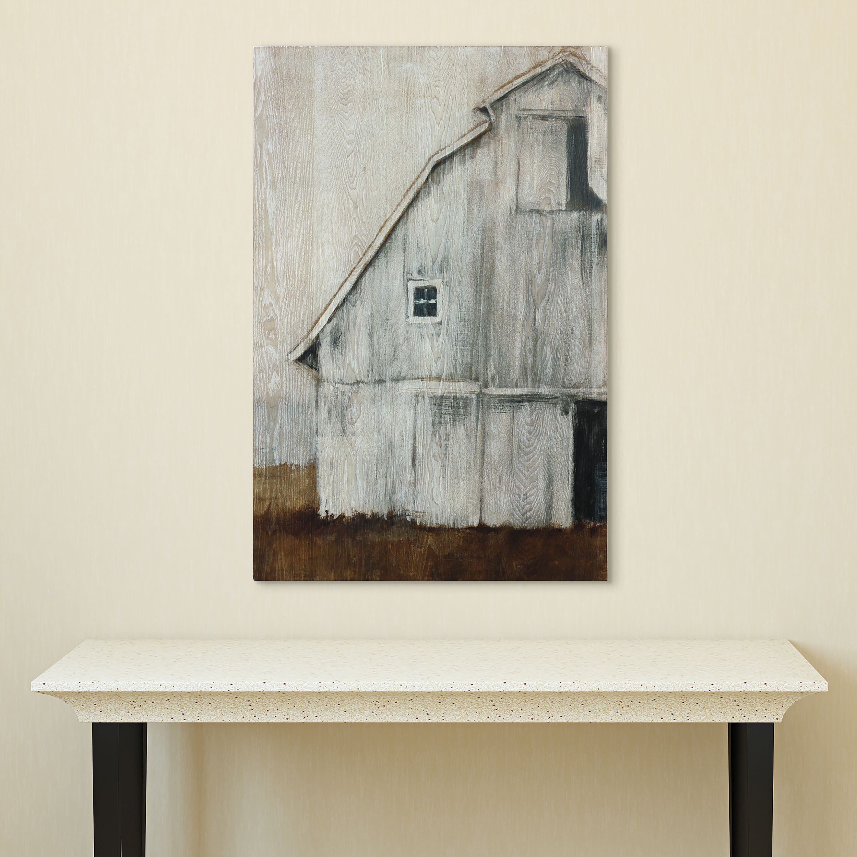 Empire Art Direct Frassino De Arte Legno 36" x 24" Abandoned Barn II Printed Wall Art