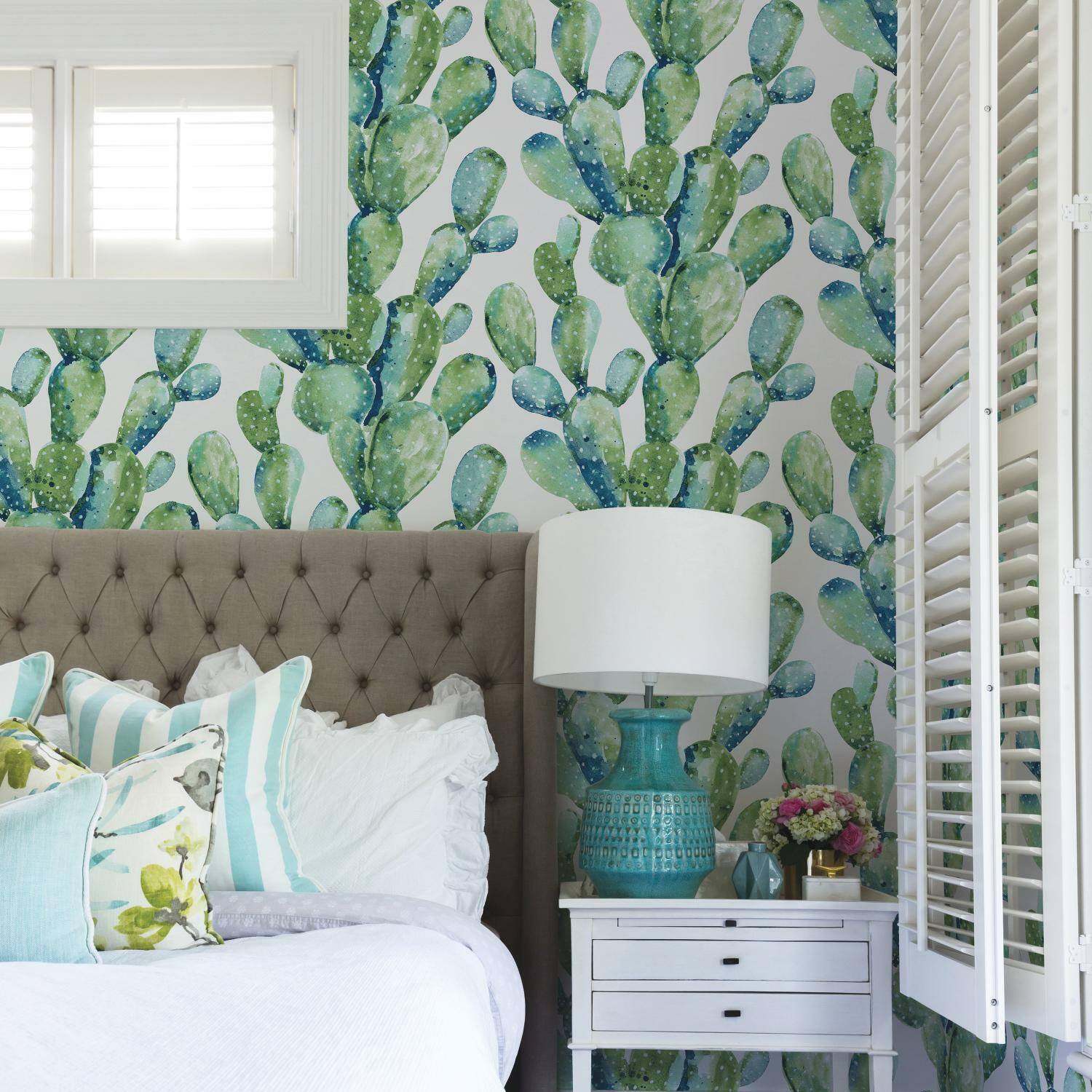 RoomMates Prickly Pear Cactus Peel & Stick Wallpaper
