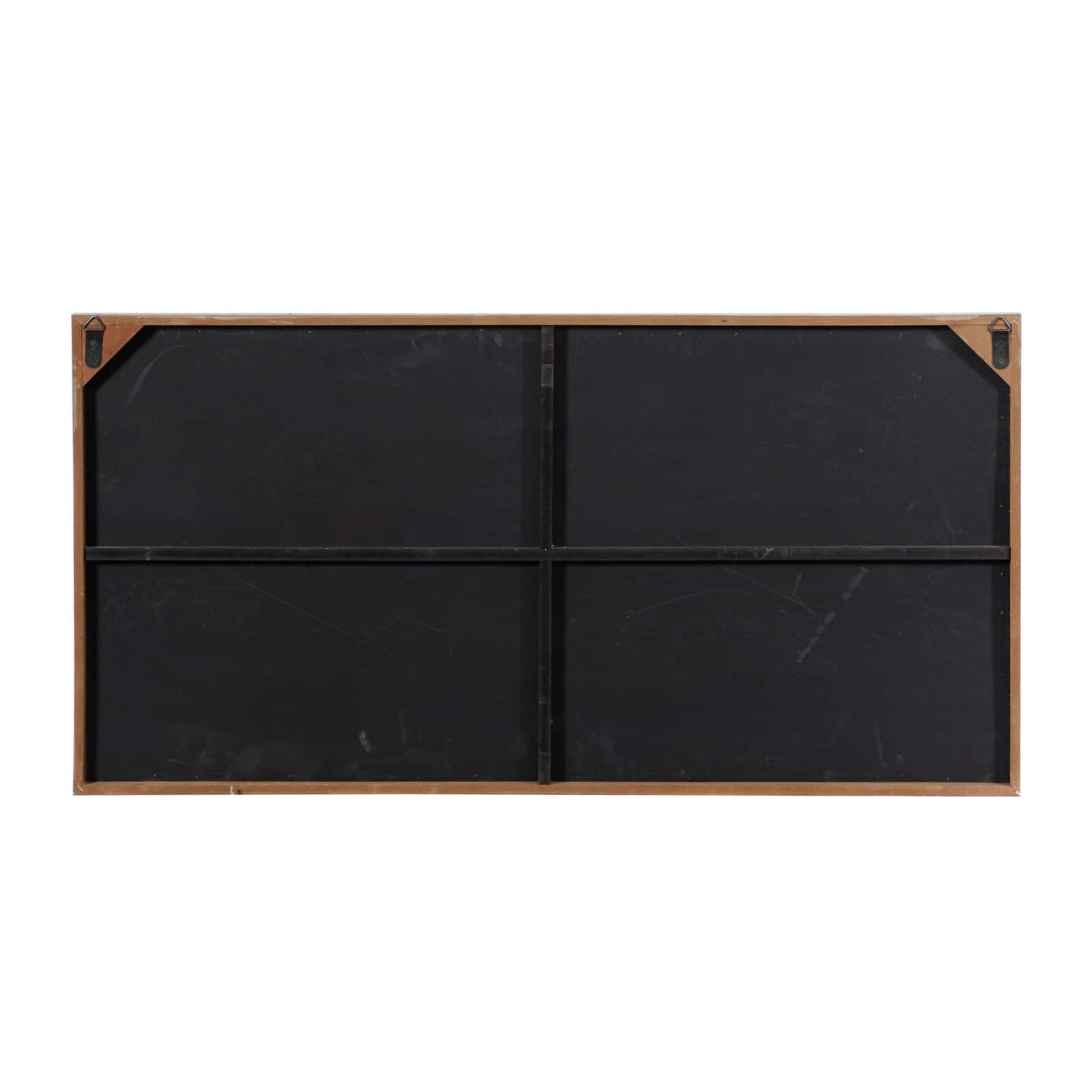 Grey Farmhouse Abstract Wood Wall Decor, 23" x 46"