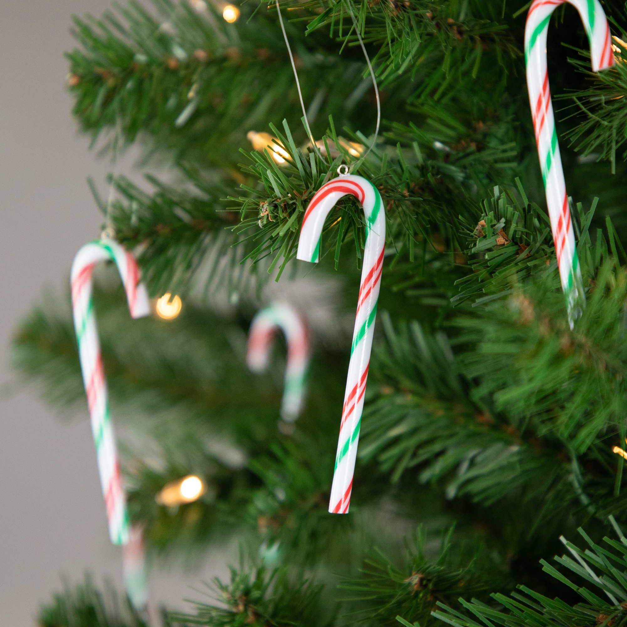 Northlight 3.25" Twist Candy Cane Christmas Ornaments, 12ct.
