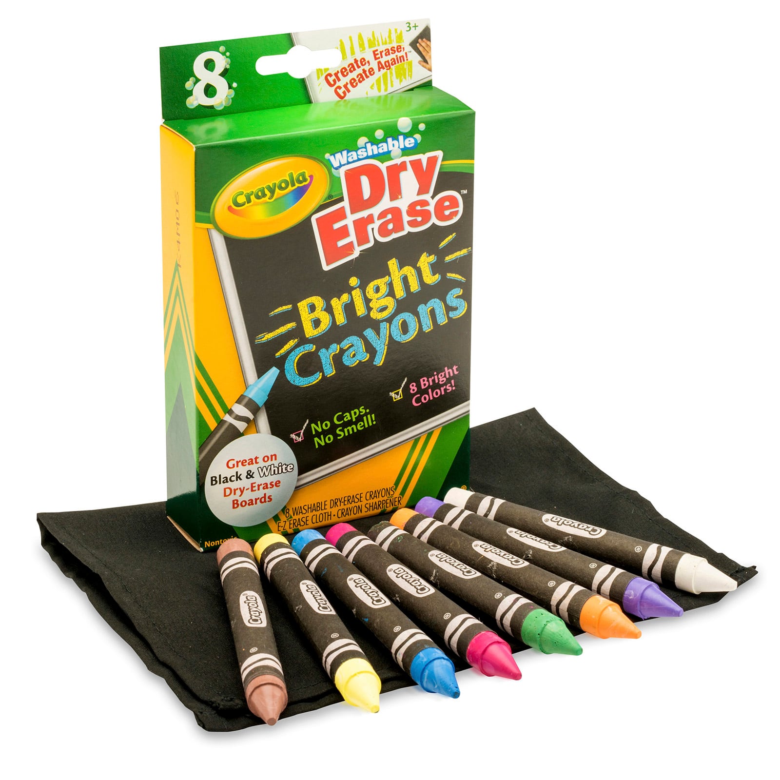 6 Packs: 8 ct. (48) Crayola® Washable Dry Erase Bright Crayons