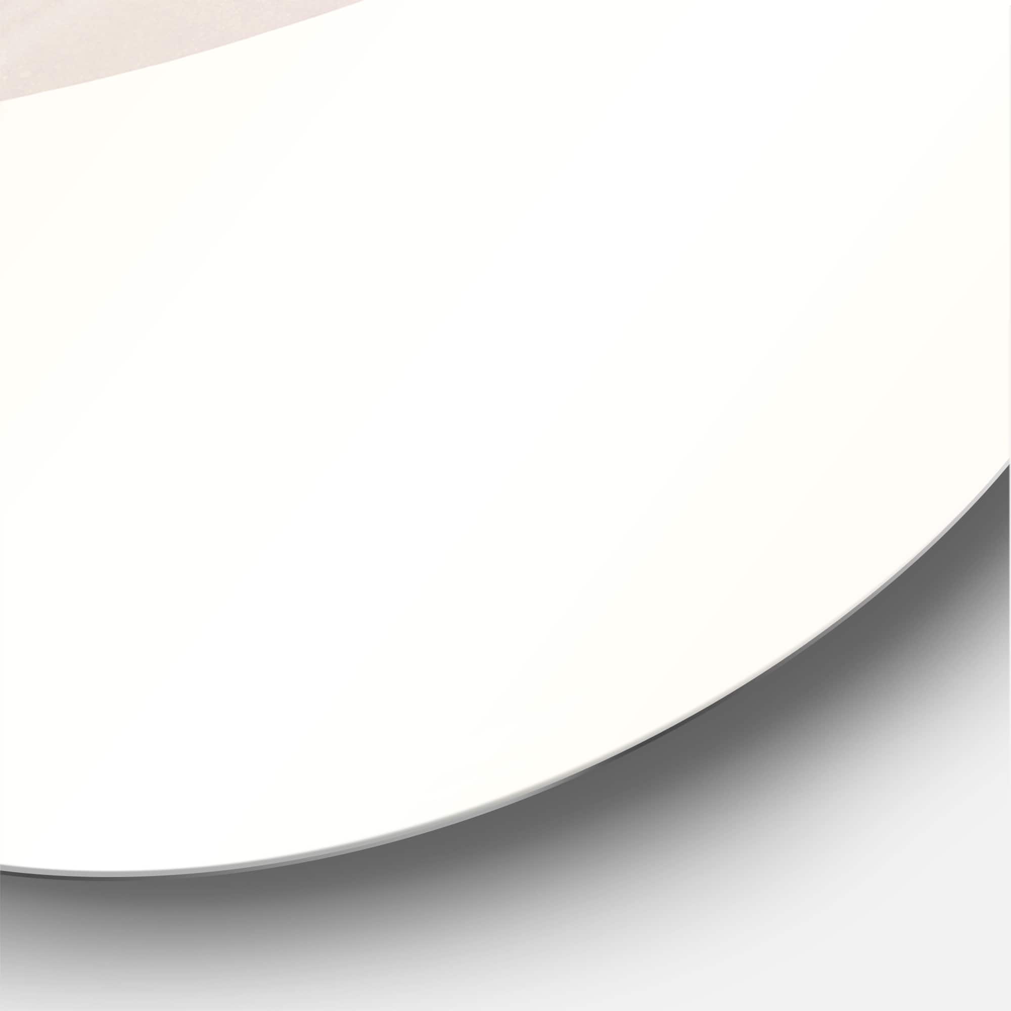 Designart - Terracotta and Ivory Shapes with Scuff Effect