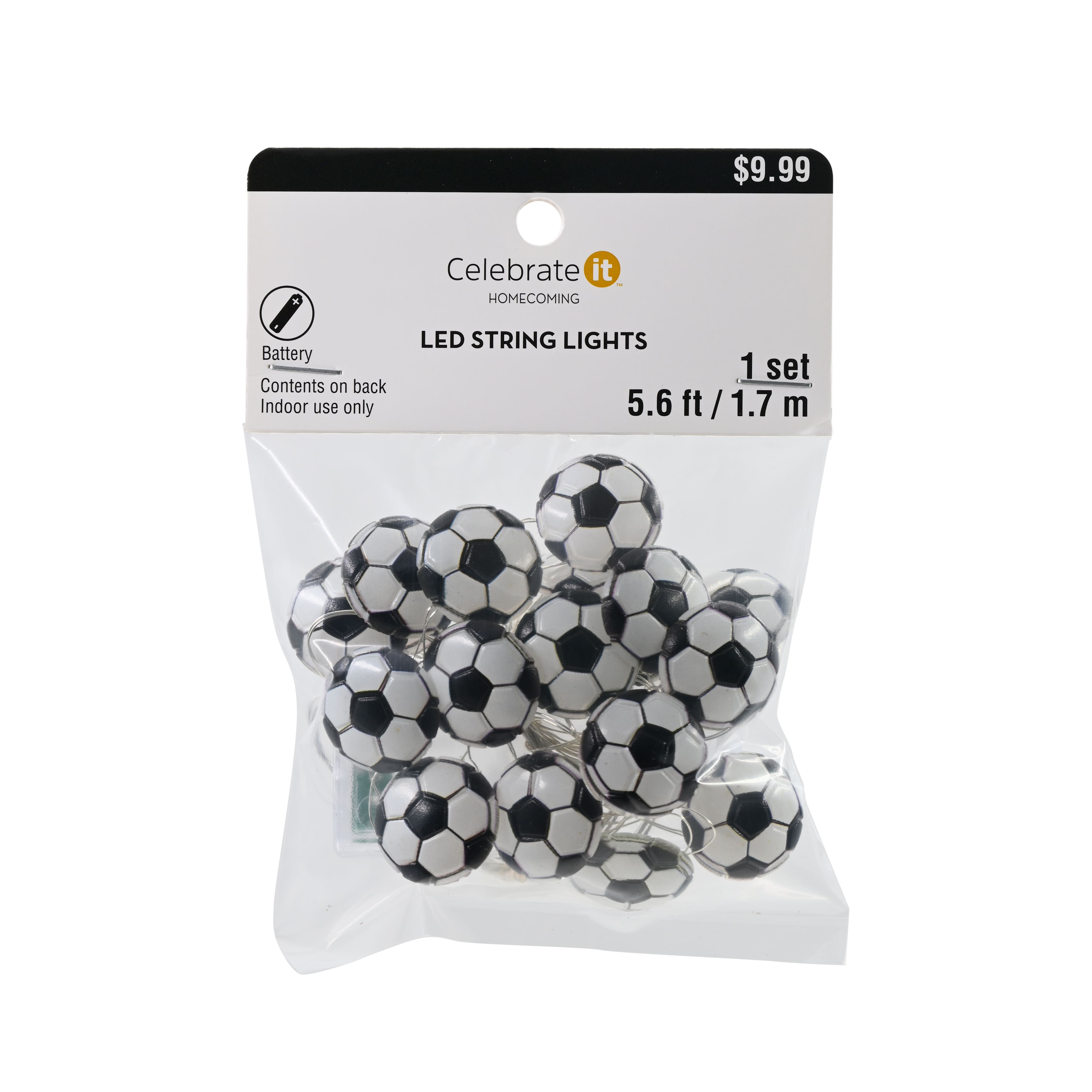 Homecoming Soccer LED String Lights by Celebrate It™