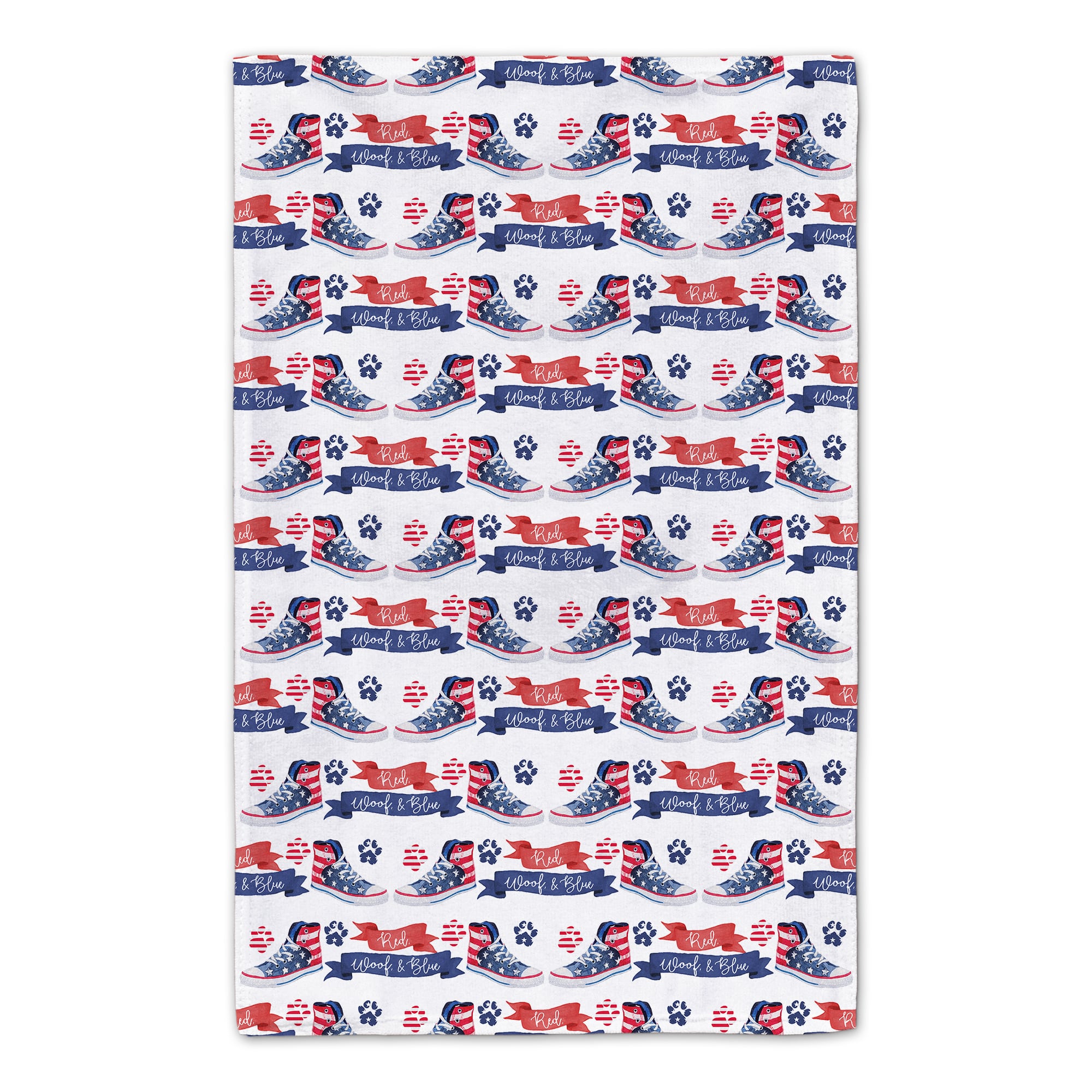 Red, Woof & Blue Pup Tea Towel Set