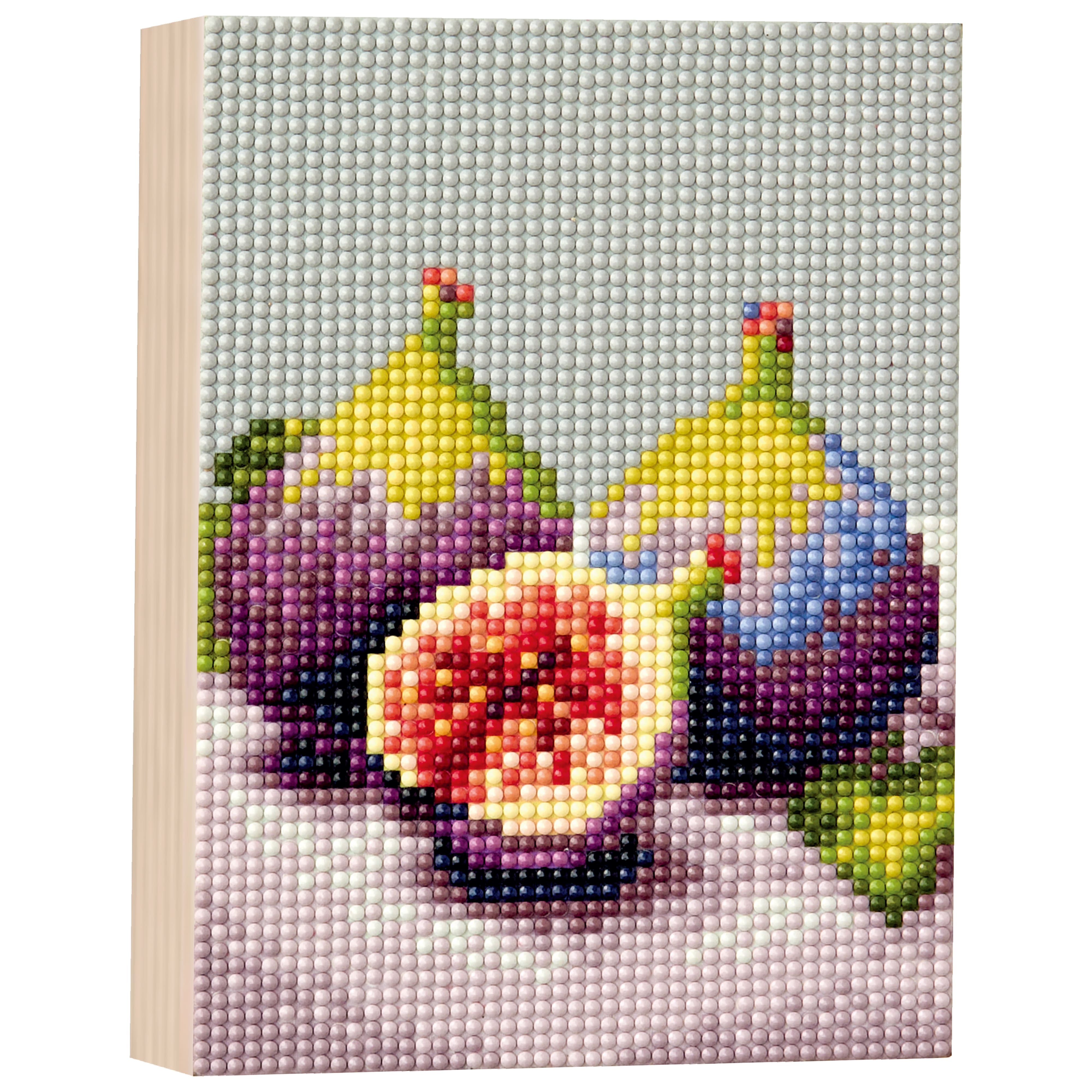 5" x 7" Figs Wood Plank Diamond Art Kit by Make Market®