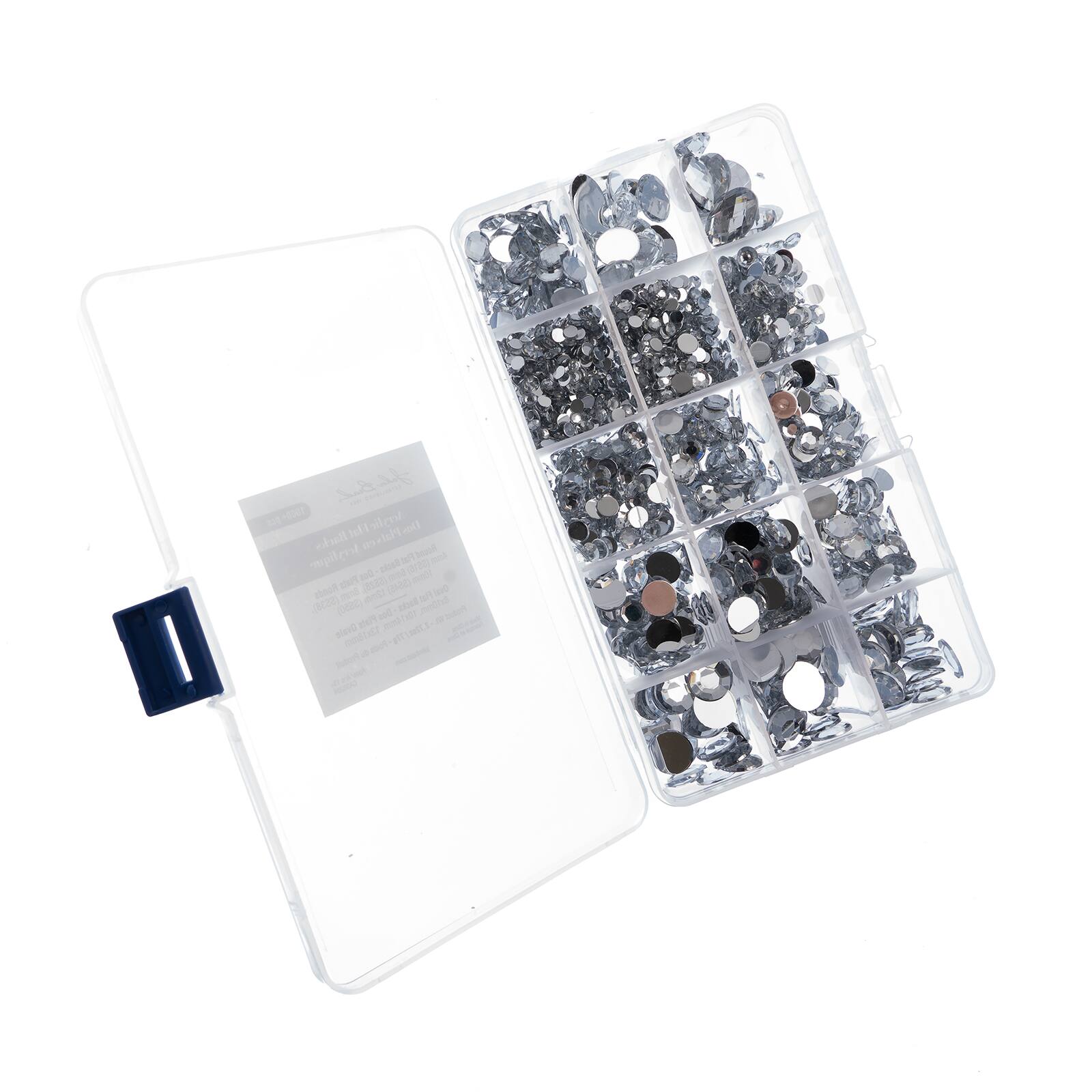John Bead Round & Oval Acrylic Flatback Rhinestones in Box
