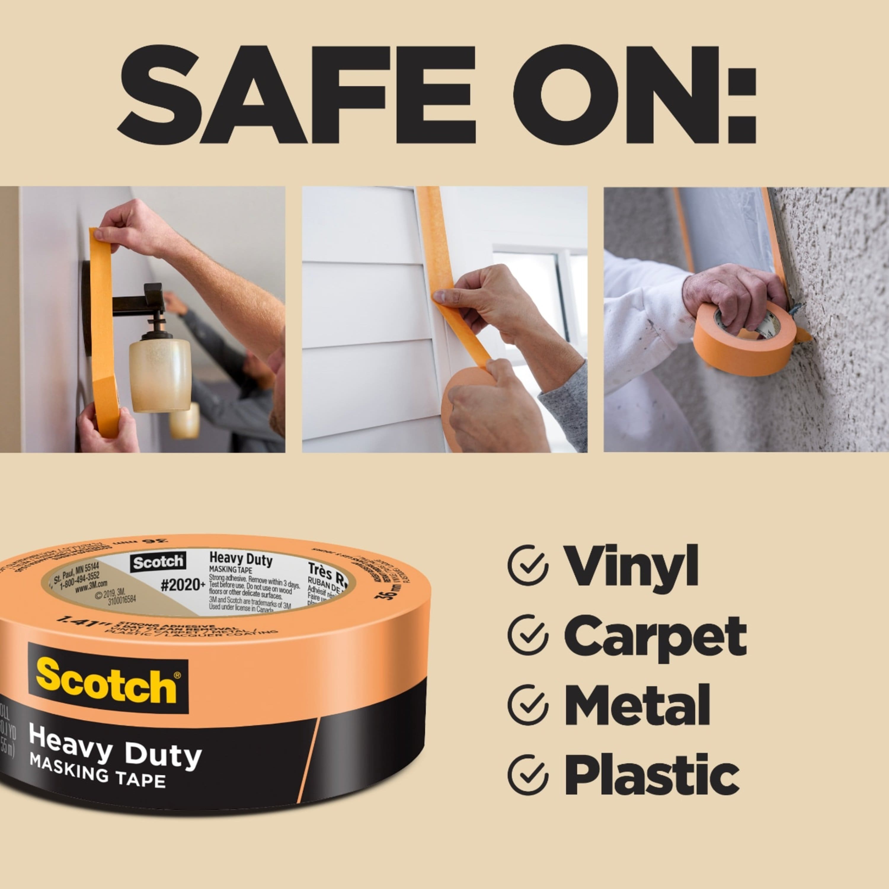 Scotch® 0.94" x 60yd. Heavy Duty Masking Tape