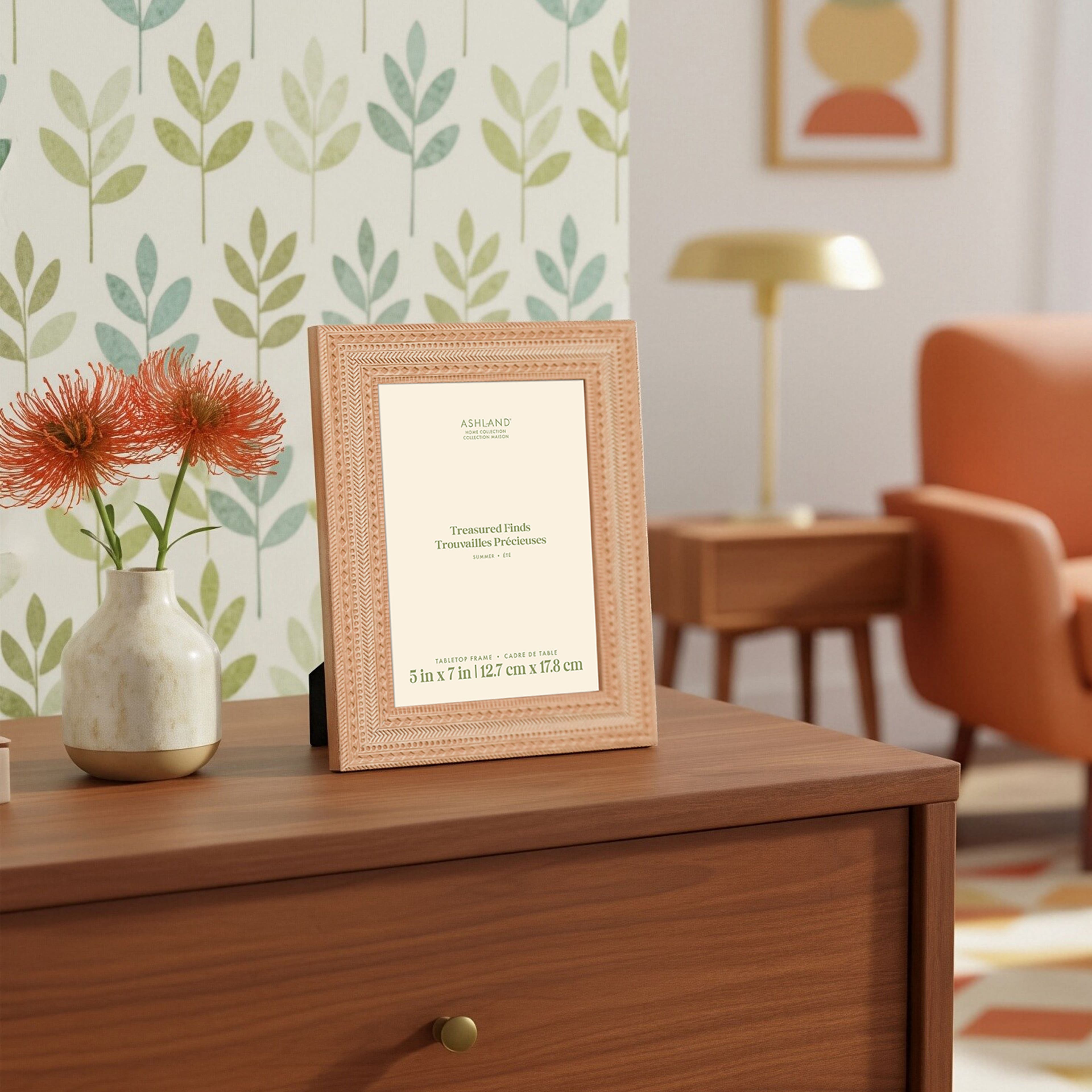 5" x 7" Etched Pattern Tabletop Frame, Treasured Finds by Ashland®